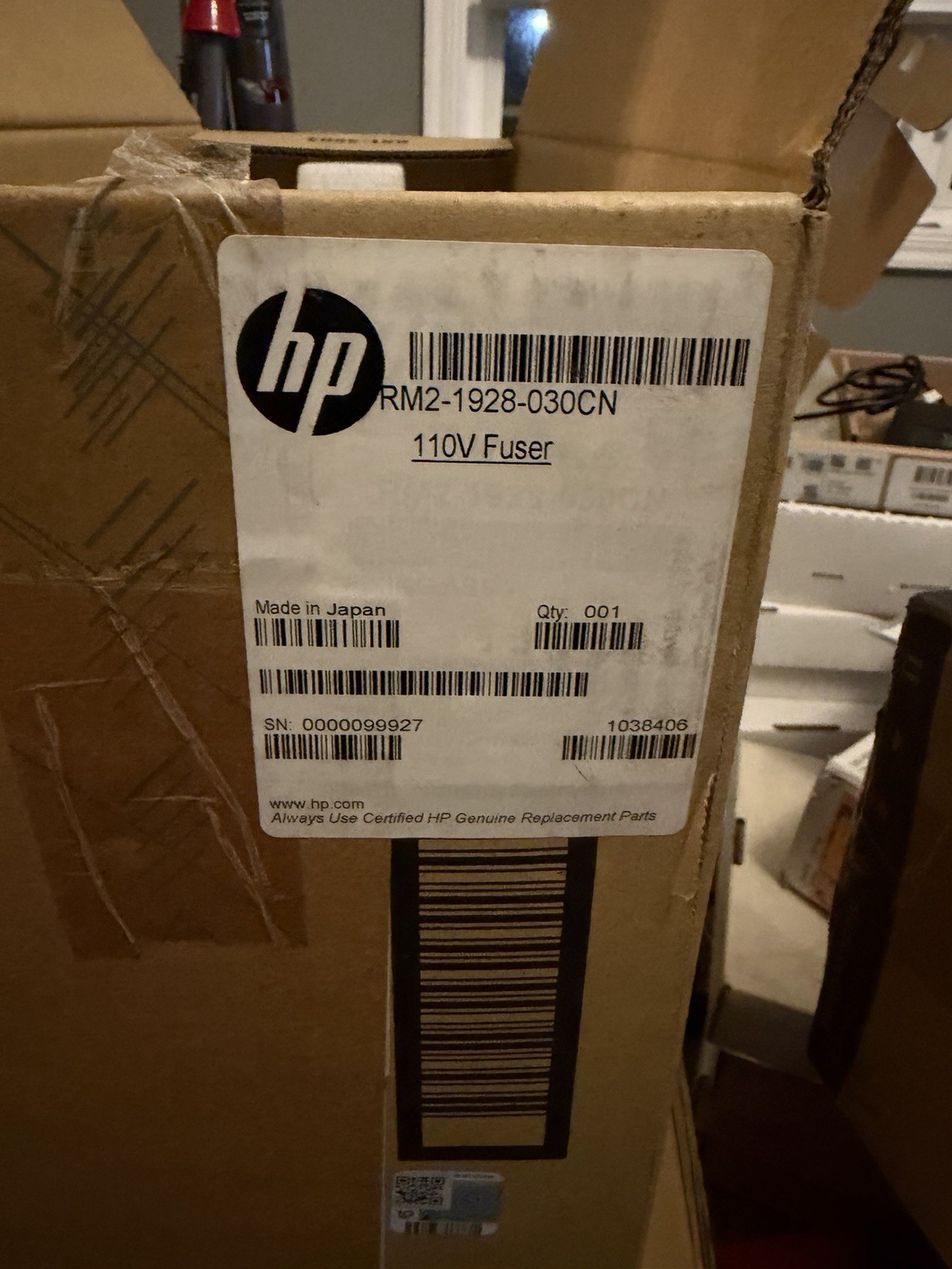 HP LaserJet M652 / M653 / M681 / M682 / E67660 Fuser | OEM. Brand New.