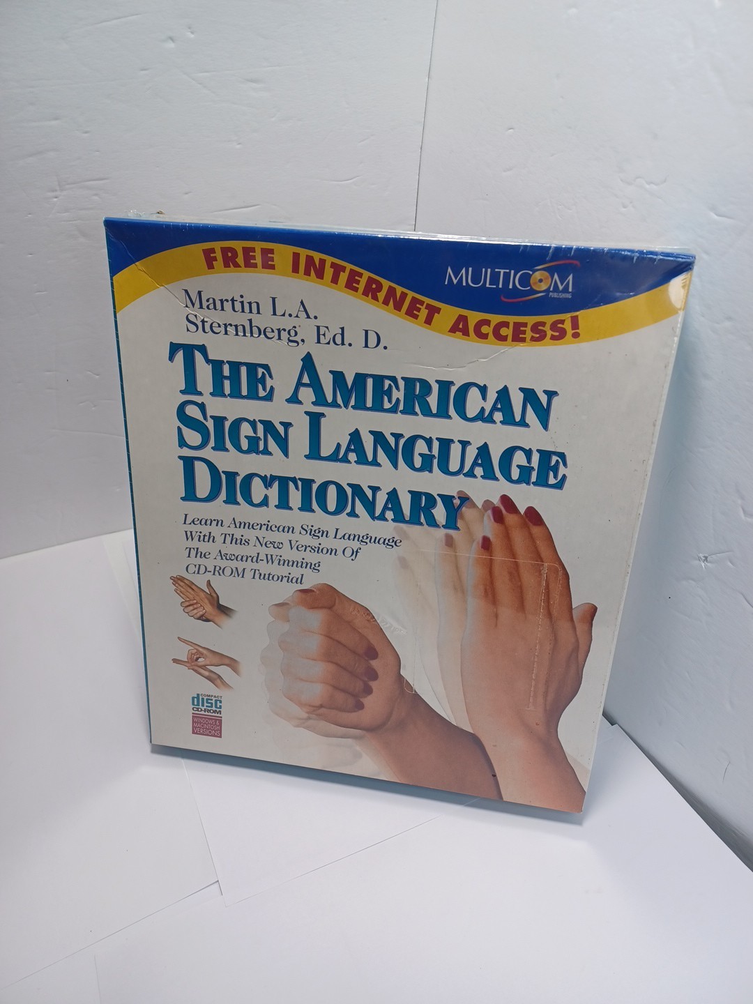 New The American Sign Language Dictionary Multimedia 2000 Inc CD Macintosh PC 