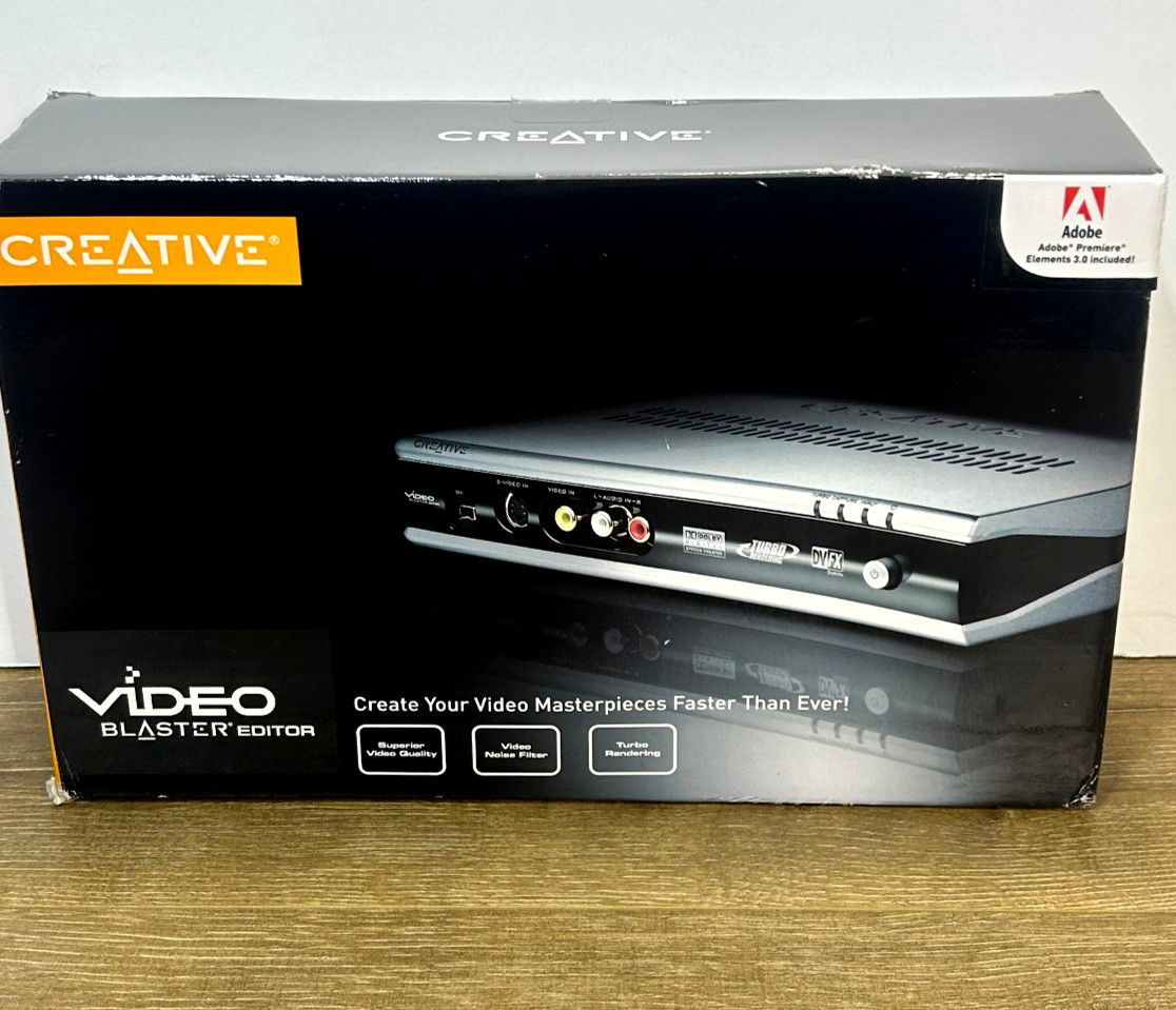 Creative Technology Video Blaster Editor Sealed NEW