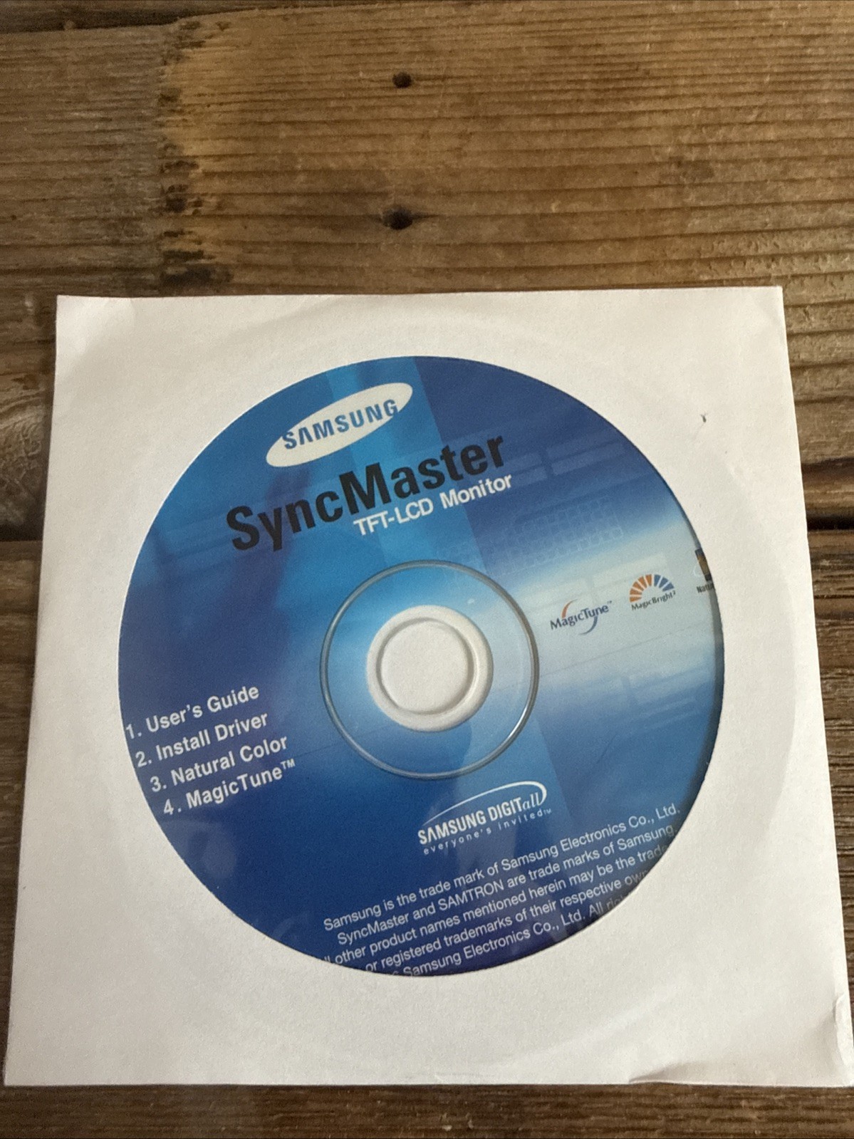 Samsung SyncMaster User Guide/Install Driver For TFT-LCD Monitor -BN59-00420W-01