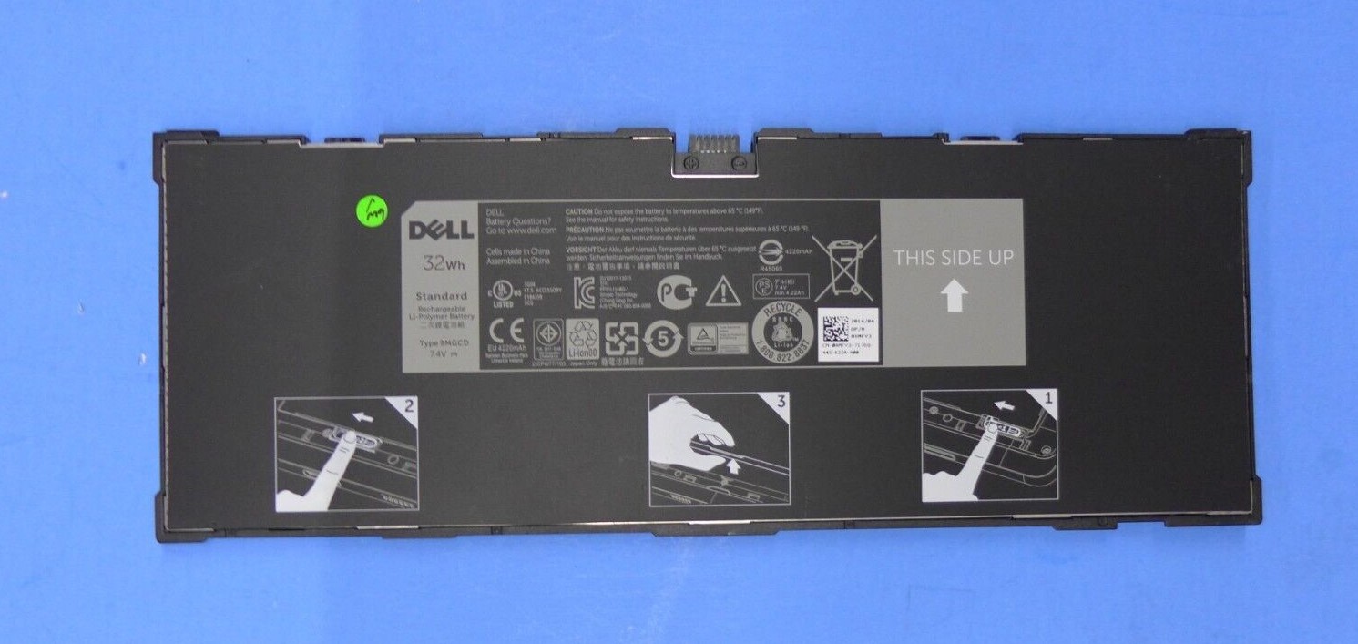 NEW Genuine Dell Venue 11 Pro 5130 Tablet Battery 2-Cell 32Wh XMFY3 9MGCD