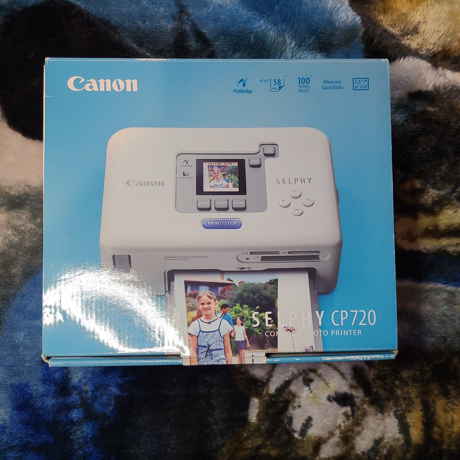Canon SELPHY CP720 Digital Photo Thermal Printer Clean- Open Box All Pieces Inc.