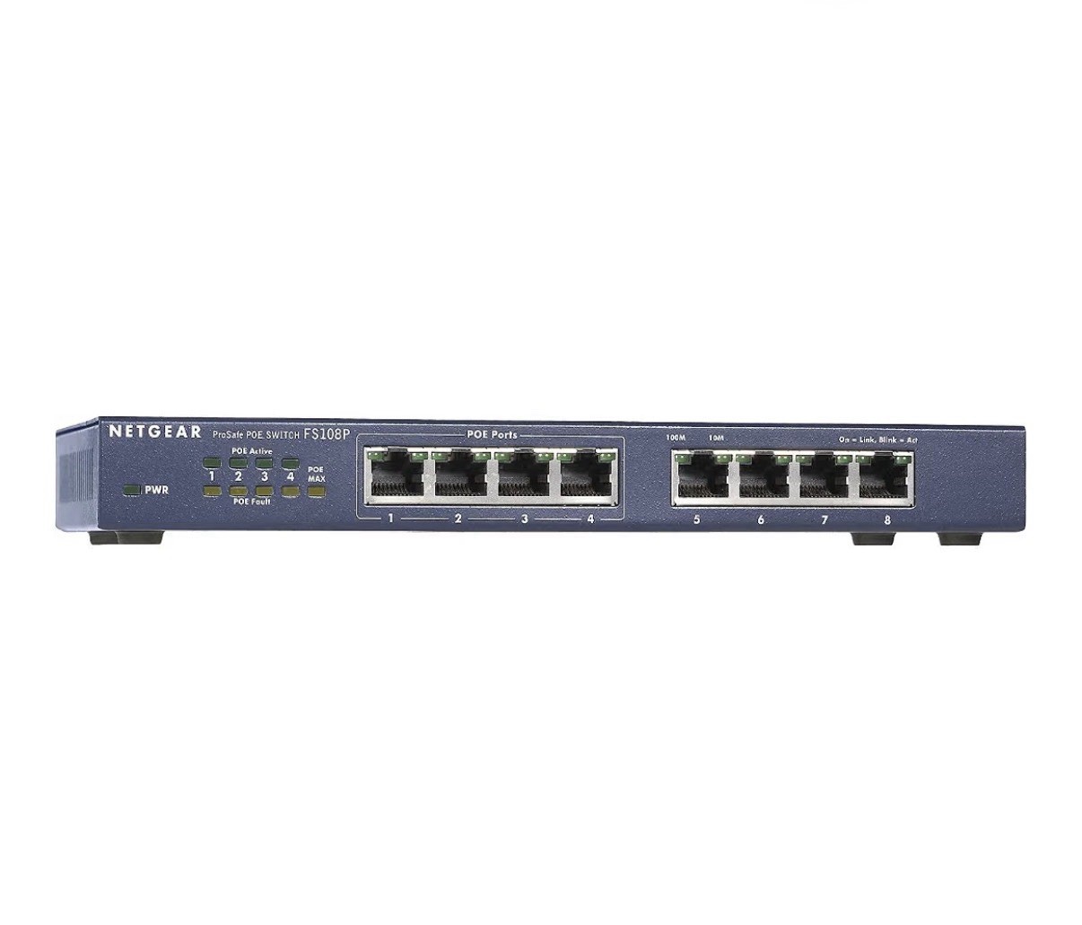 NetGear  ProSafe (FS108P) 8-Ports External Switch