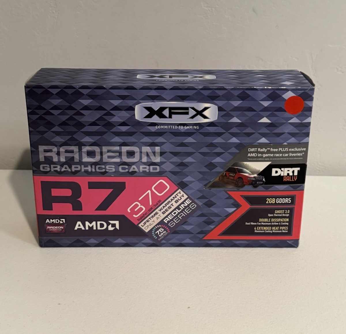 XFX Radeon R7 370P 2GB PCI Express x16 Redline Series Ghost 3.0 Dual Fan Openbox