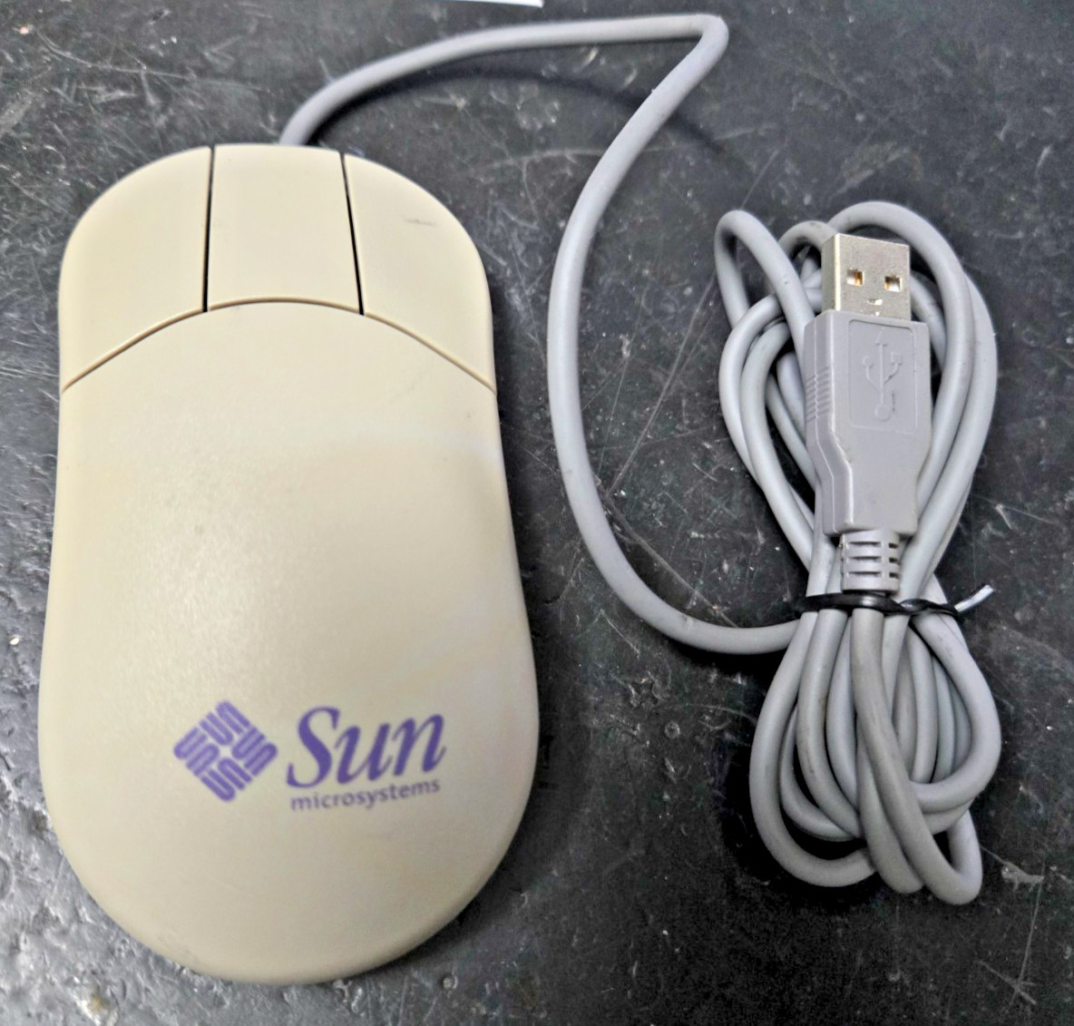 Sun Microsystems Crossbow 370-3632-01 USB Mechanical Mouse, Tested, very clean
