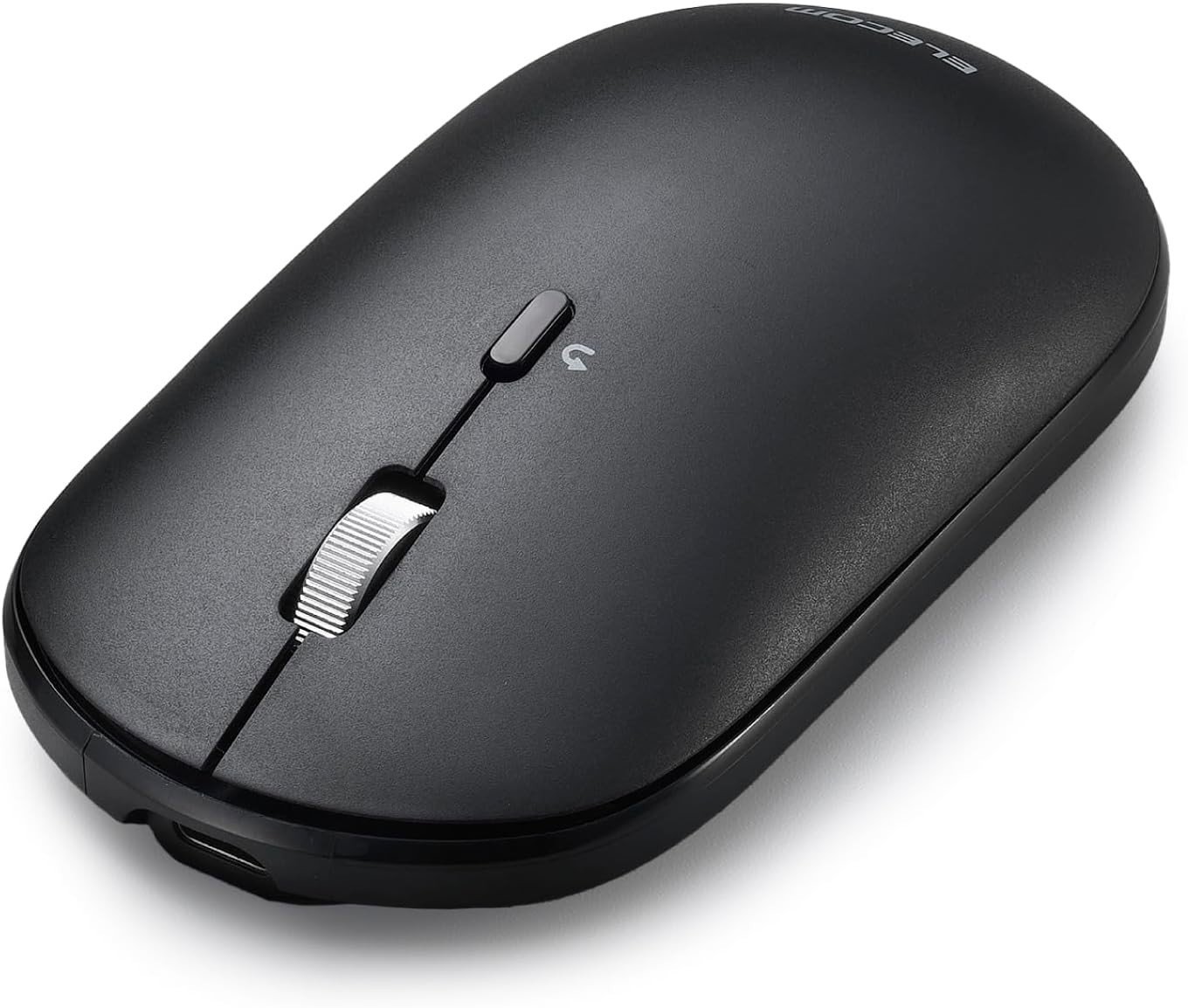 ELECOM Wireless Mouse Quiet Slint Bluetooth 2.4GHz Multi-pairing M Size Black