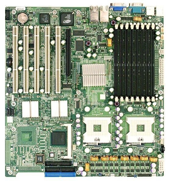 Supermicro X6Dhe-Xg2 Motherboard Intel E7520 Socket 604 Ddrii Eatx Servers