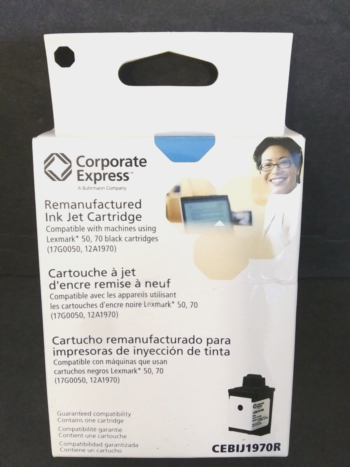 Corporate Express Ink Jet Cartridge CEBIJ1970R Black Lexmark 50