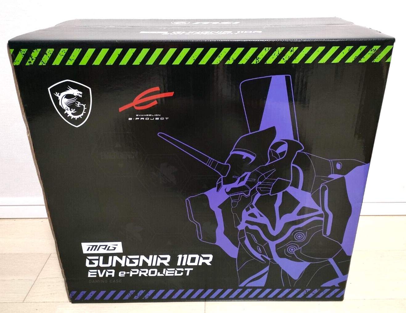 MSI x EVANGELION e:PROJECT PC Case MPG GUNGNIR 110R Collaboration Limited 7.9kg