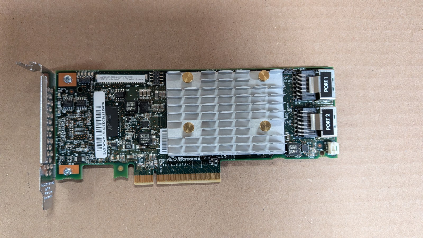 HPE Smart Array P408i-p SR Gen10 12G SAS PCIe Controller 836269-001 830826-001