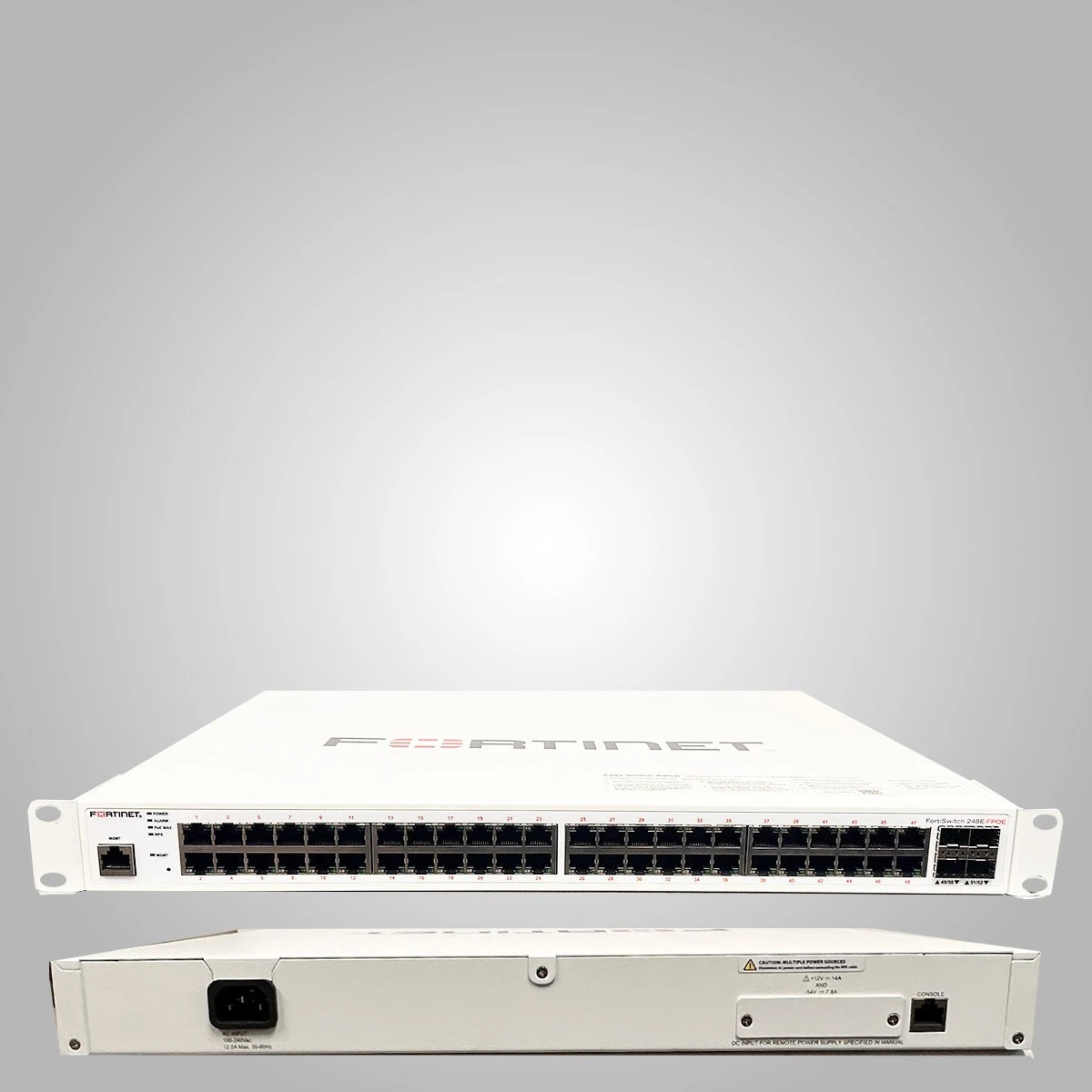Fortinet FS-248E-FPOE FortiSwitch 48-Port PoE Gigabit Switch