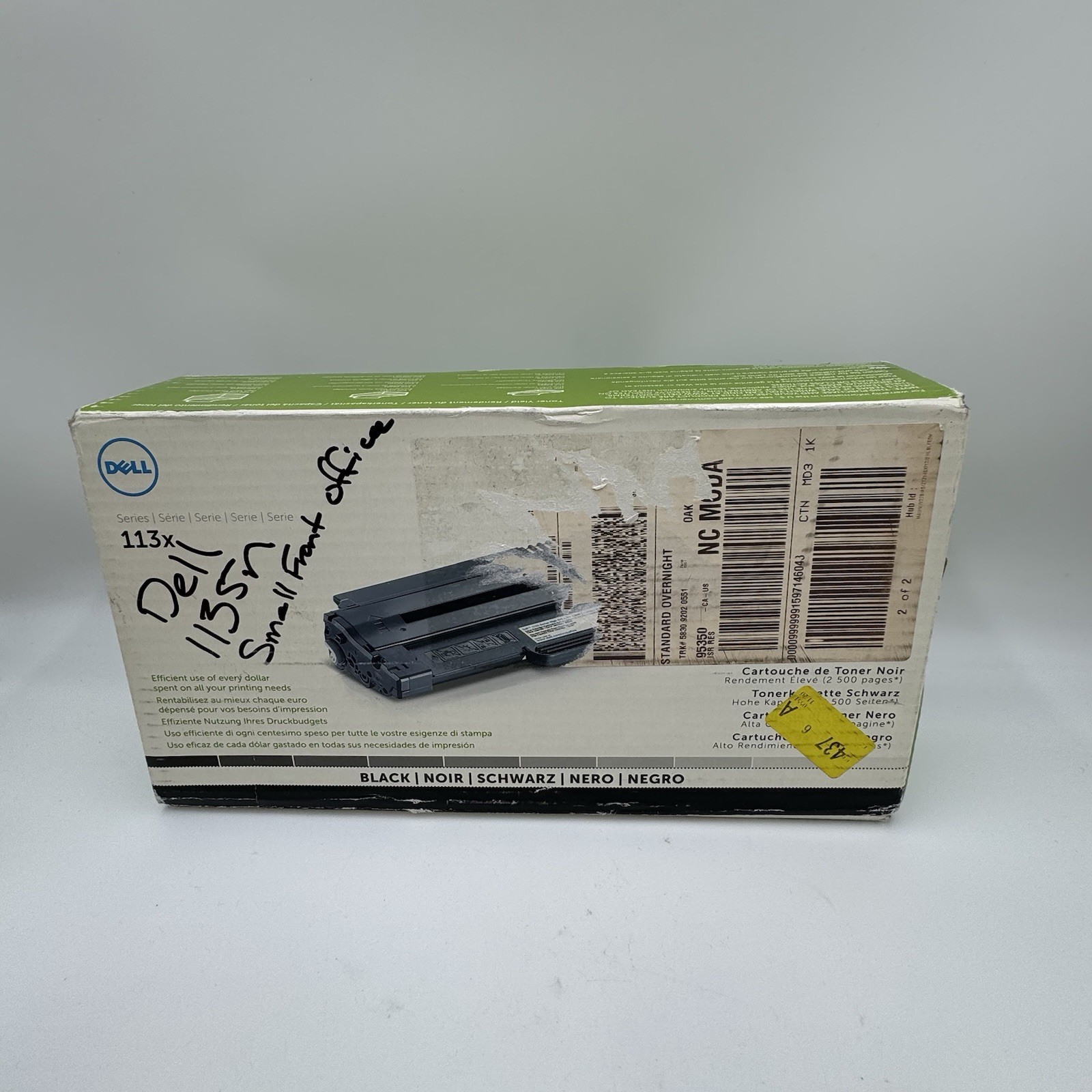 Dell 113x Black High Yield Toner Cartridge