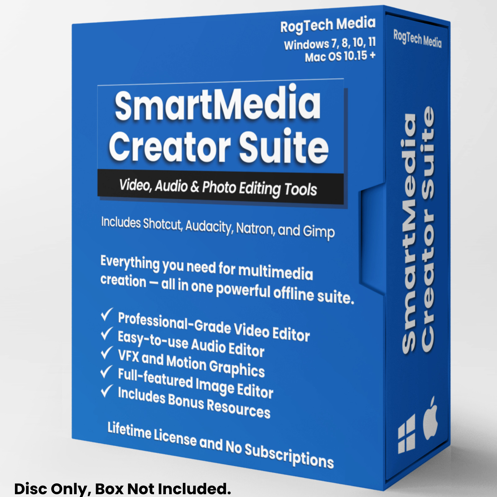 Complete Video Creation Suite. Audio, Video, After Effects, Photo Editing on DVD