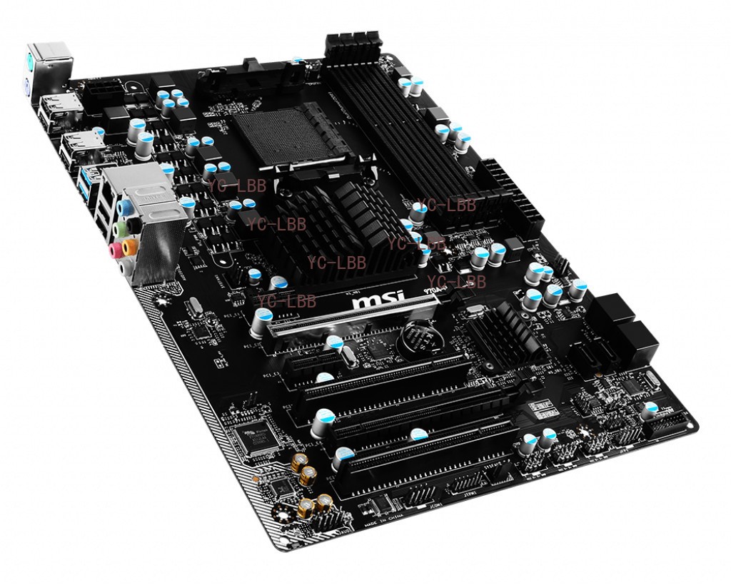 100% Tested FOR MSI 970A-G43 PLUS Motherboard AM3 / AM3 + USB 3.0 SATA3 DDR3