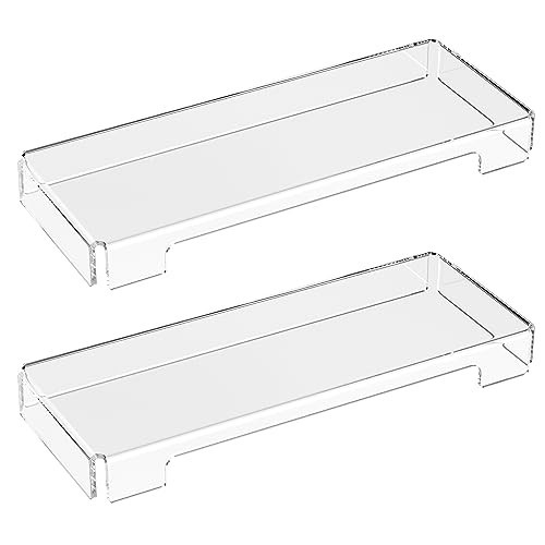 Acrylic Keyboard Cover for PC, Cat Protector, 2 Pack, Clear