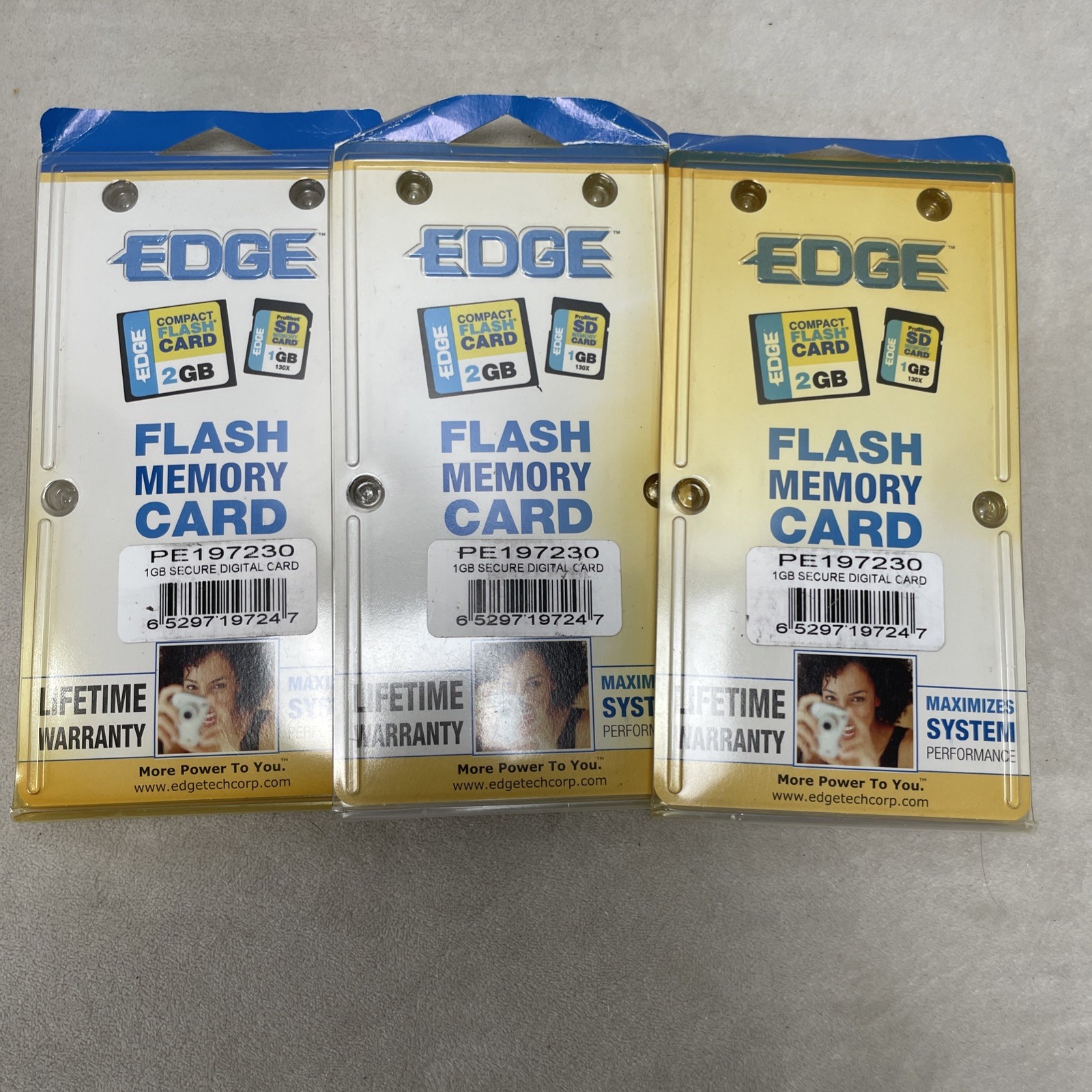 3 Edge 1GB CF Memory Card Compact Flash Card for Camera MP3 Video Player PC