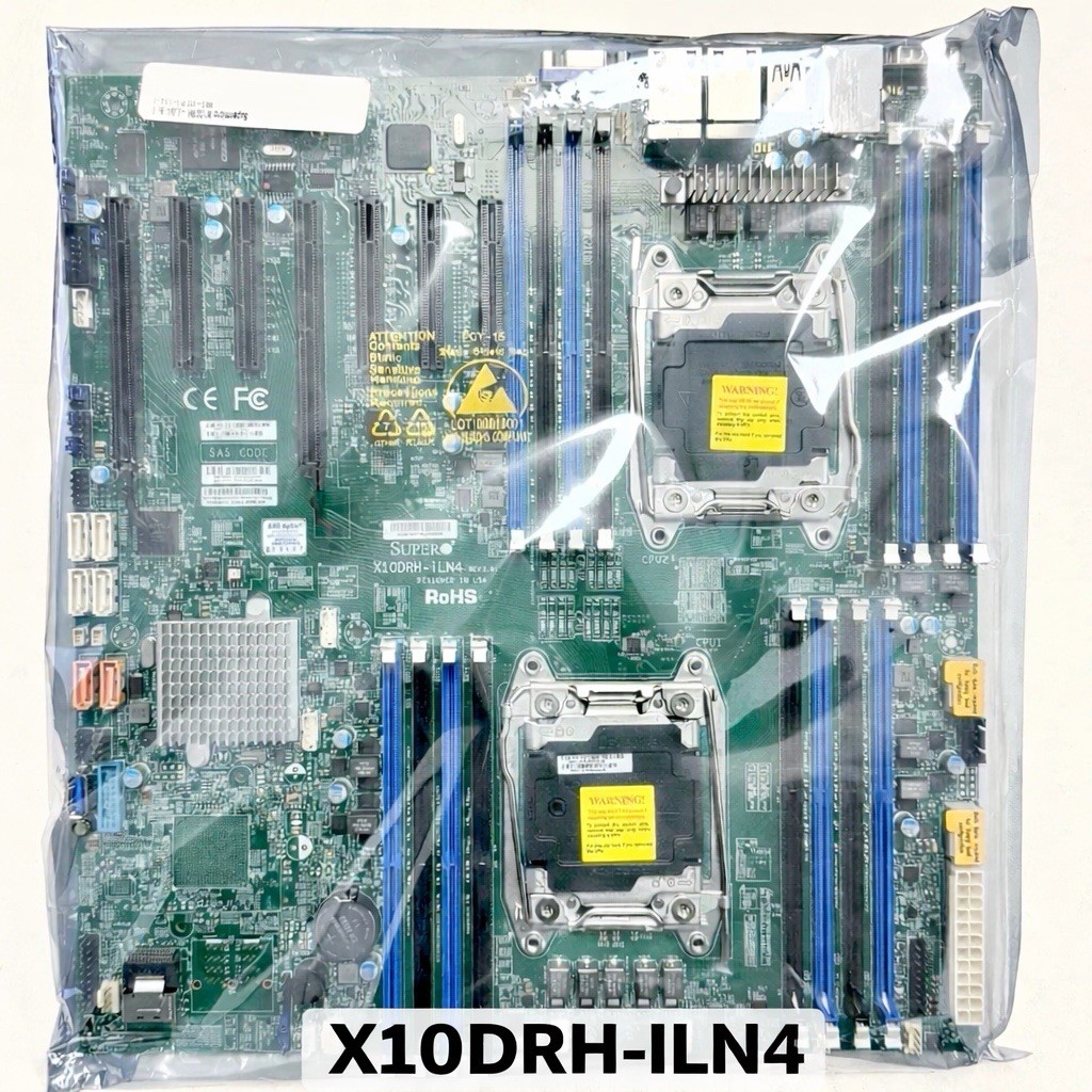 Supermicro X10DRH-iLN4 Motherboard Only MBD-X10DRH-ILN4 *NO I/O SHIELD*