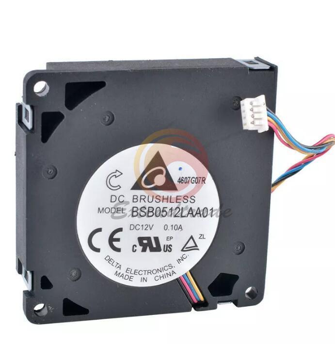 One For DC12V 0.10A BSB0512LAA01 Delta 4Pin Cooling Fan 50*50*10mm