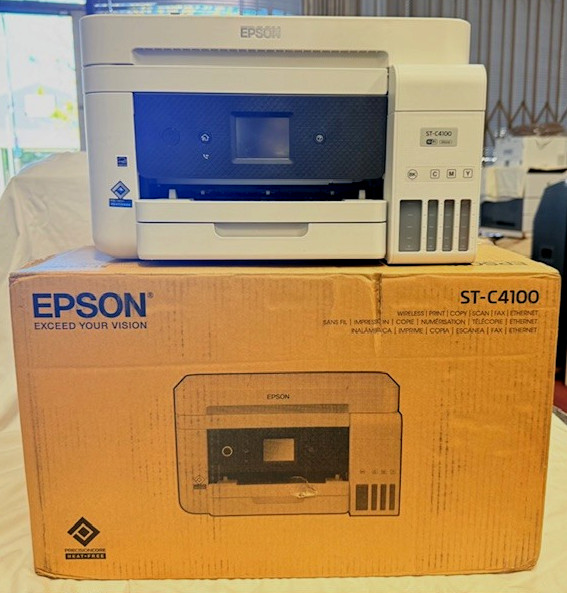 Epson Workforce ST-C4100 Wireless Inkjet Multifunction Printer BRAND NEW SEALED