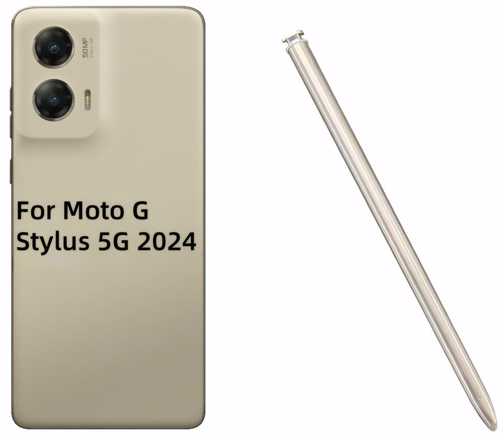 for Moto G Stylus 5G 2024 Pen Replacement, Motorola Caramel Latte 