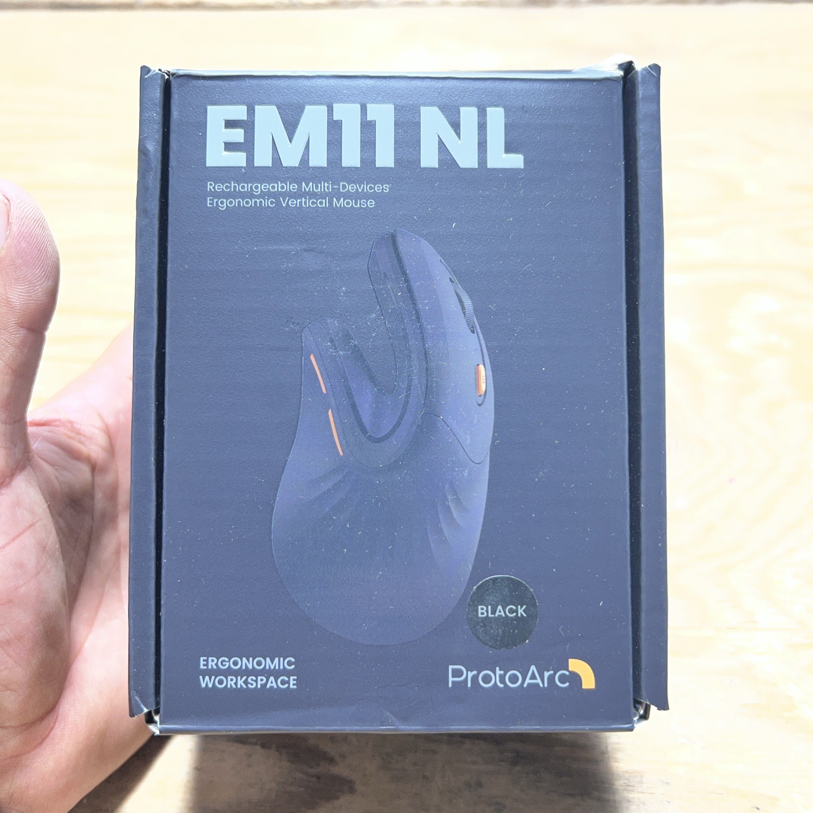 Protoarc Ergonomic Mouse Em11 Nl Bluetooth Rechargeable Wireless Vertical Mouse