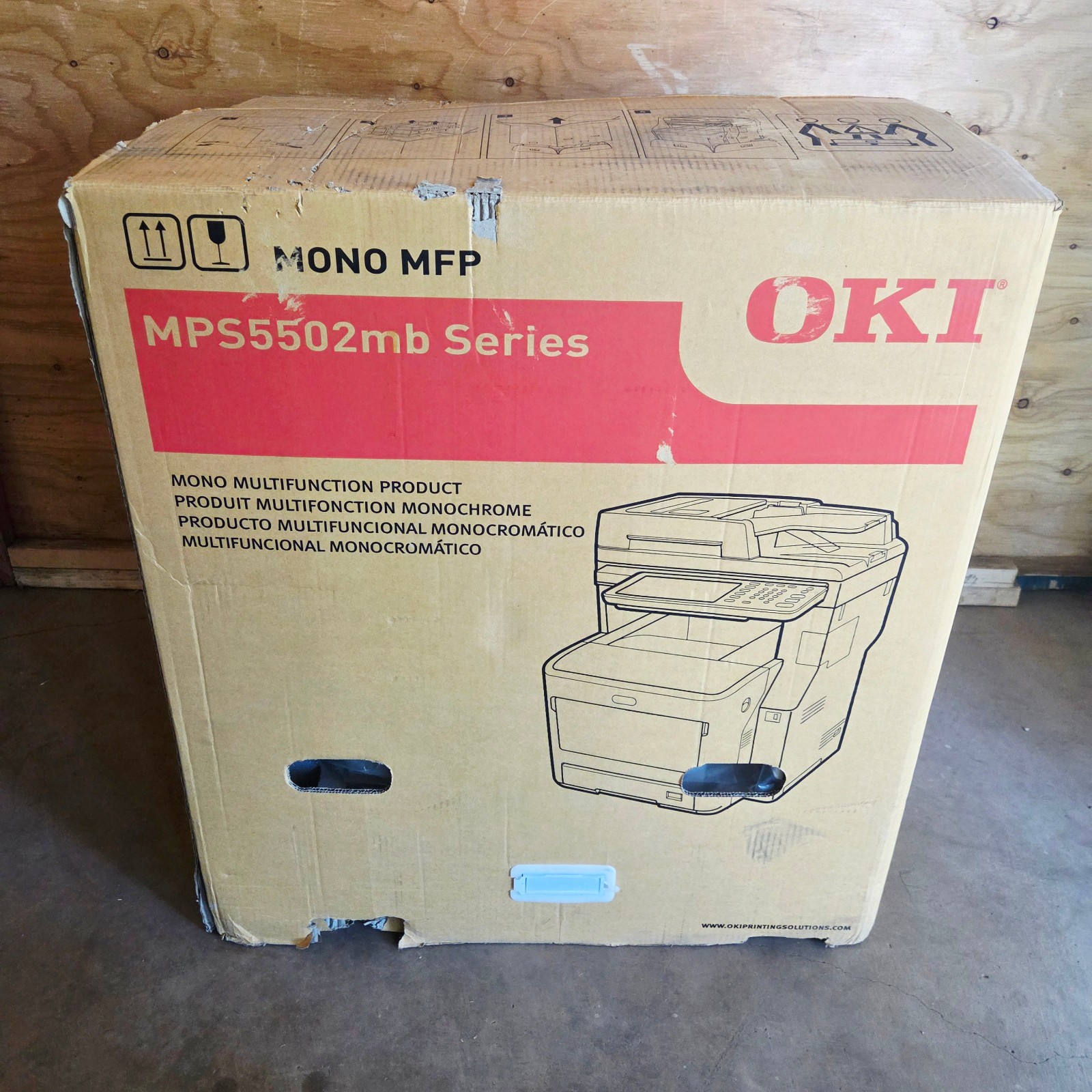 OKI Okidata MPS5502mb+ Mono All-In-One Laser Printer (Brand New)