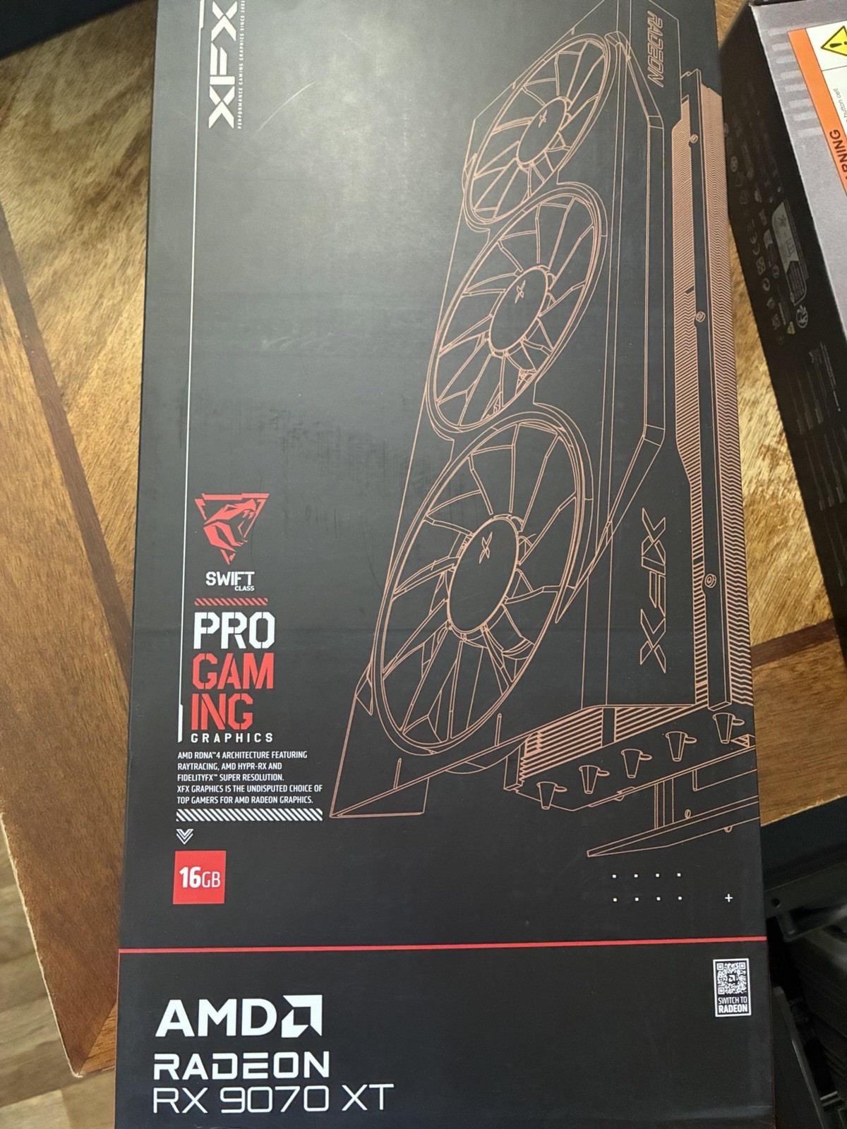 XFX Swift Radeon RX 9070 XT 16GB