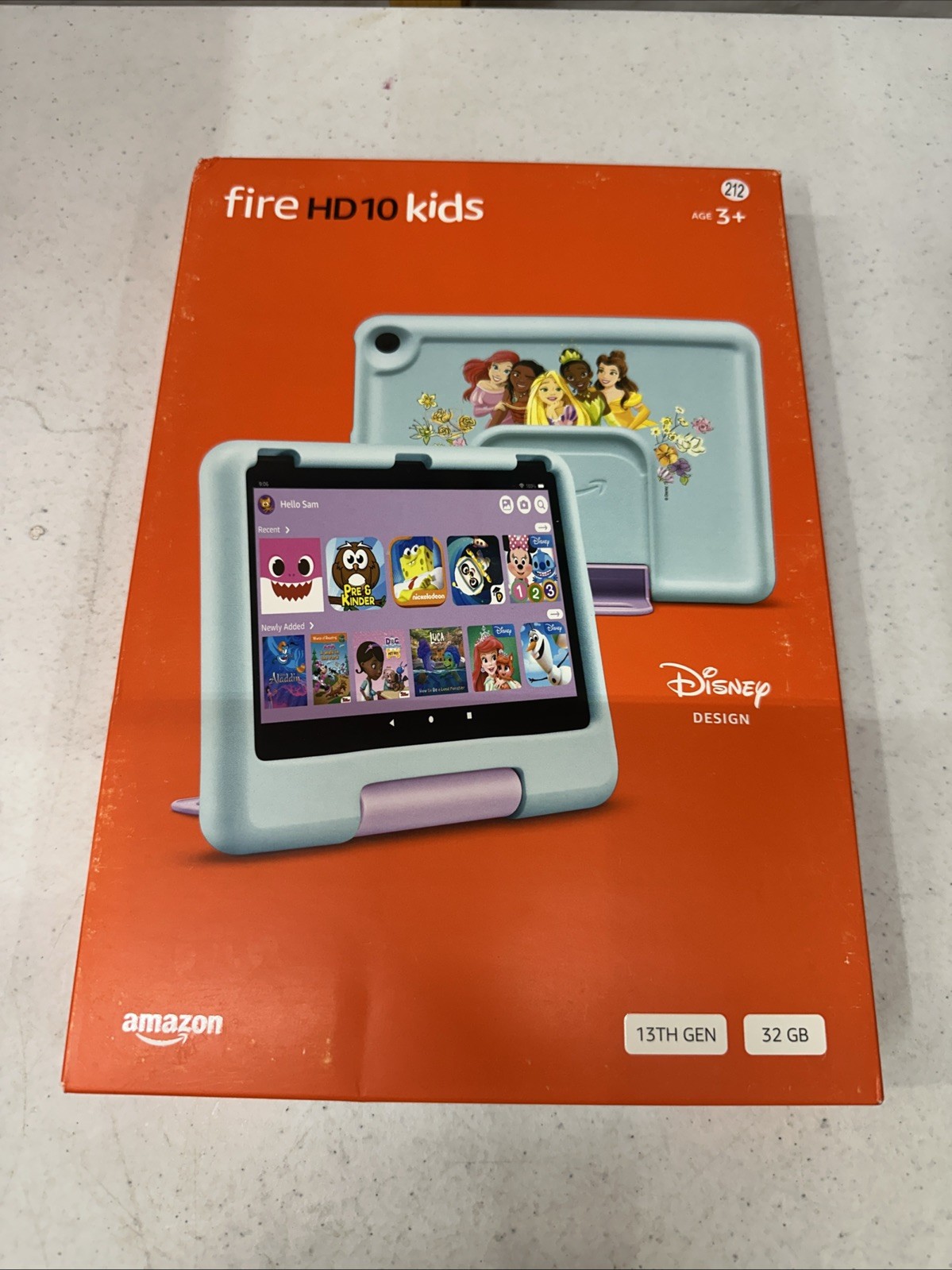 Amazon Kids Fire HD 10" Tablet 13th Generation 32GB Disney Princess - New Sealed