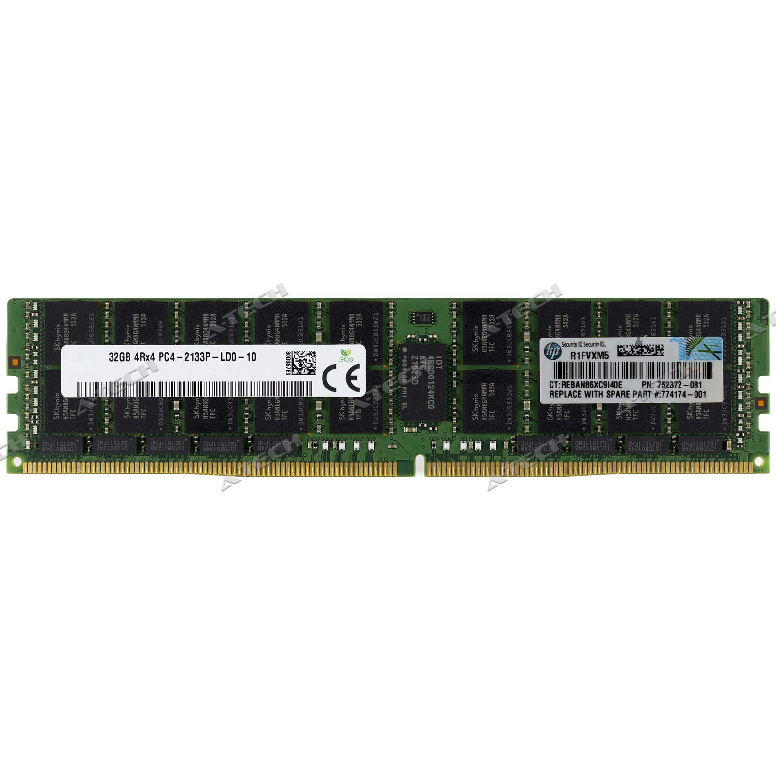 HP 32GB DDR4-2133 LRDIMM 726722-B21 774174-001 752372-081 726722-S21 Memory RAM
