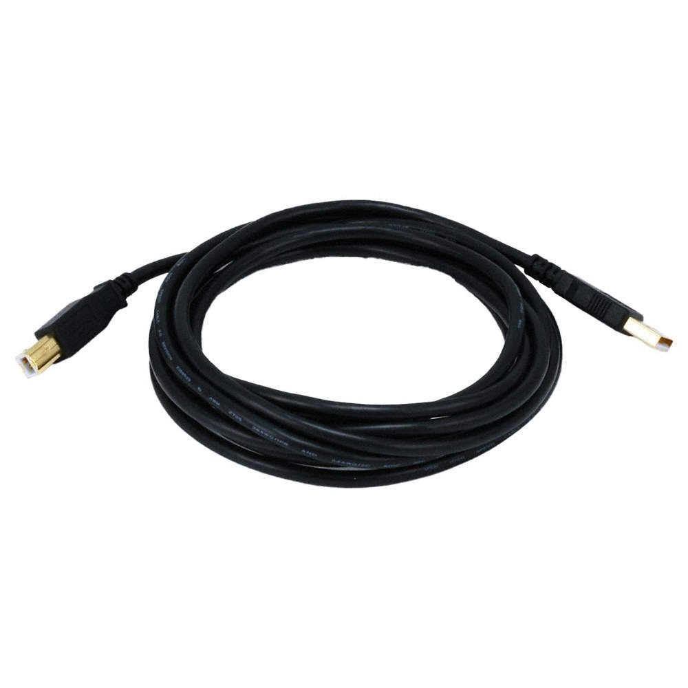 MONOPRICE 5439 Standard USB Cable,Black,10ft L 5XFV7