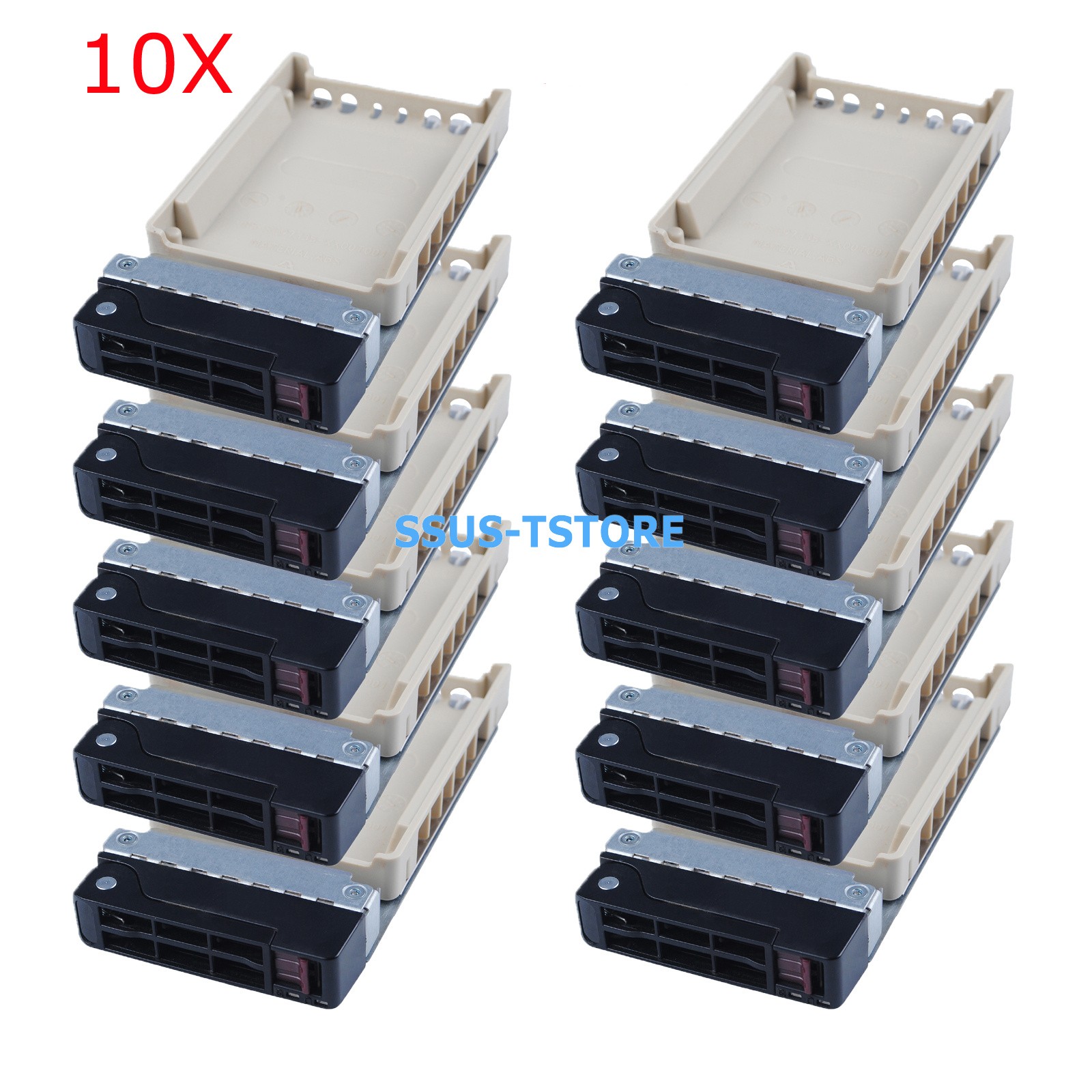 10X Supermicro MCP-220-00098-0B (Gen 1.5) Hot-Swap 2.5" Hard Drive Tray Caddy