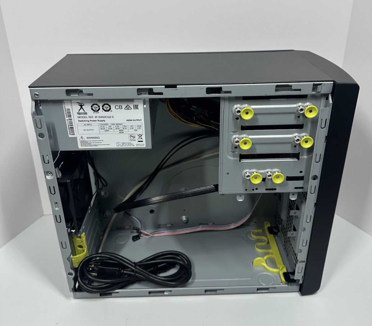 In Win Z Series MicroATX Mini Tower Case w/ 450W PSU, USB/Audio, Black
