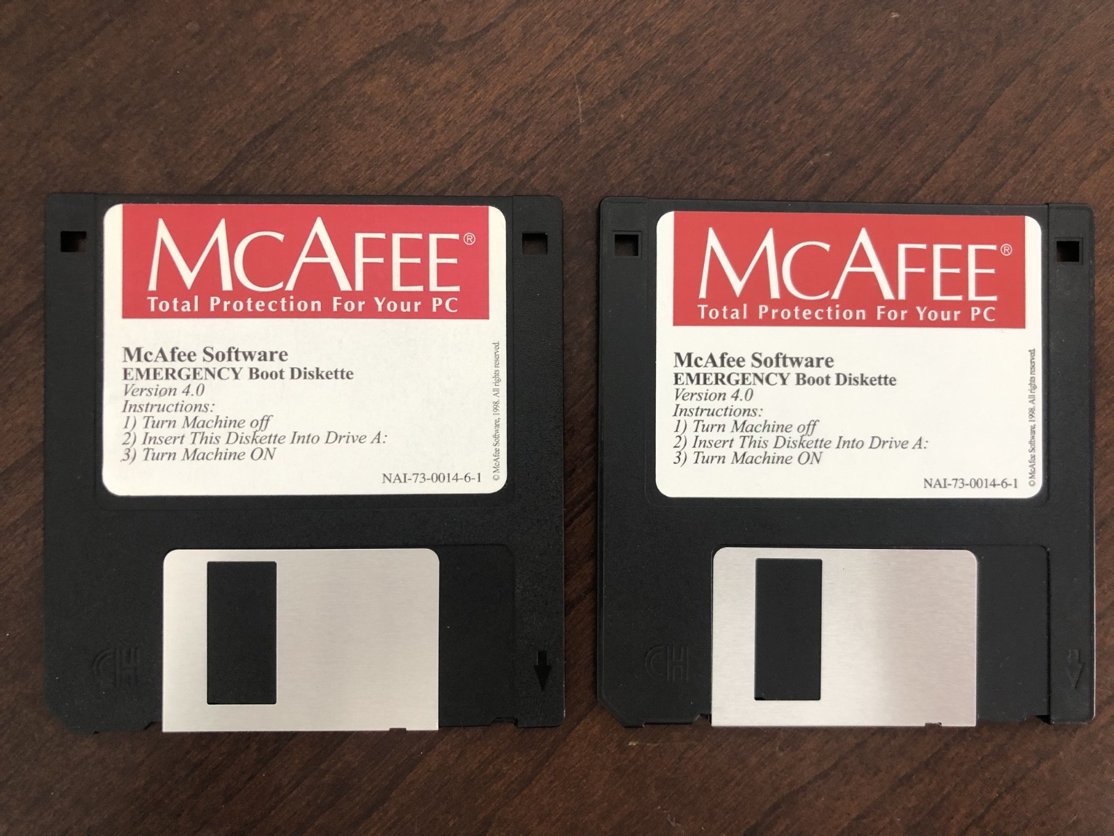 Mcafee 2 Disk Set 3.5" Version 4