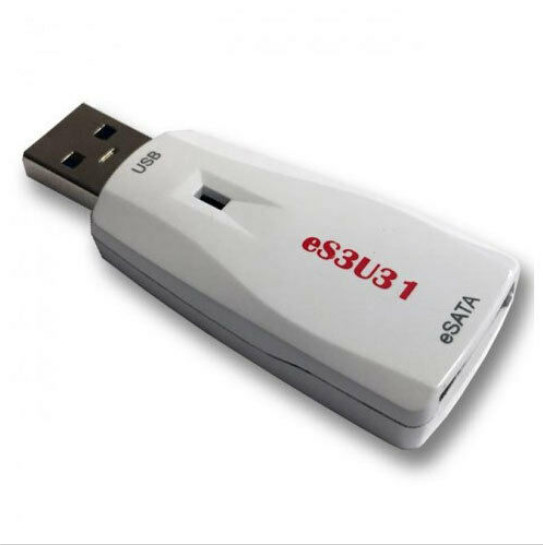 USB3.1/3.0 To ESATA (6Gb) Adapter,JMicron Chipset Port Multiplier, eS3U31