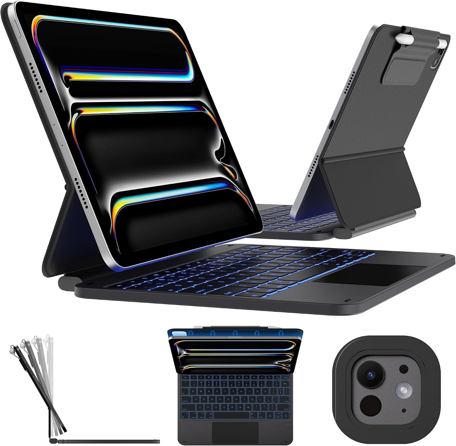 typecase Edge Keyboard Case iPad Pro 11" M5/M4 2025/2024 Trackpad Backlit