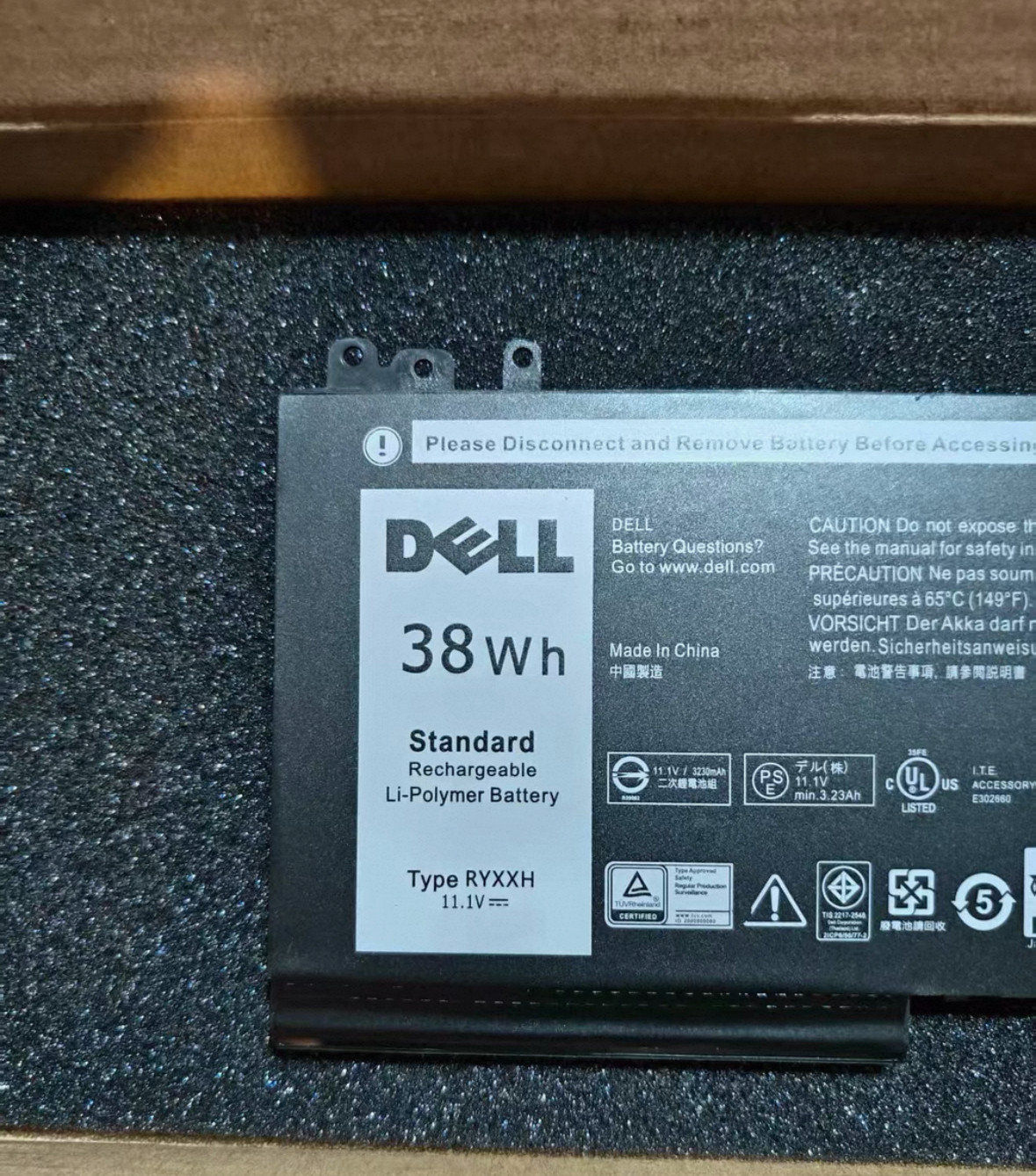 Genuine RYXXH Battery For Dell Latitude E5250 E5450 E5550 3150 3160 VVXTW