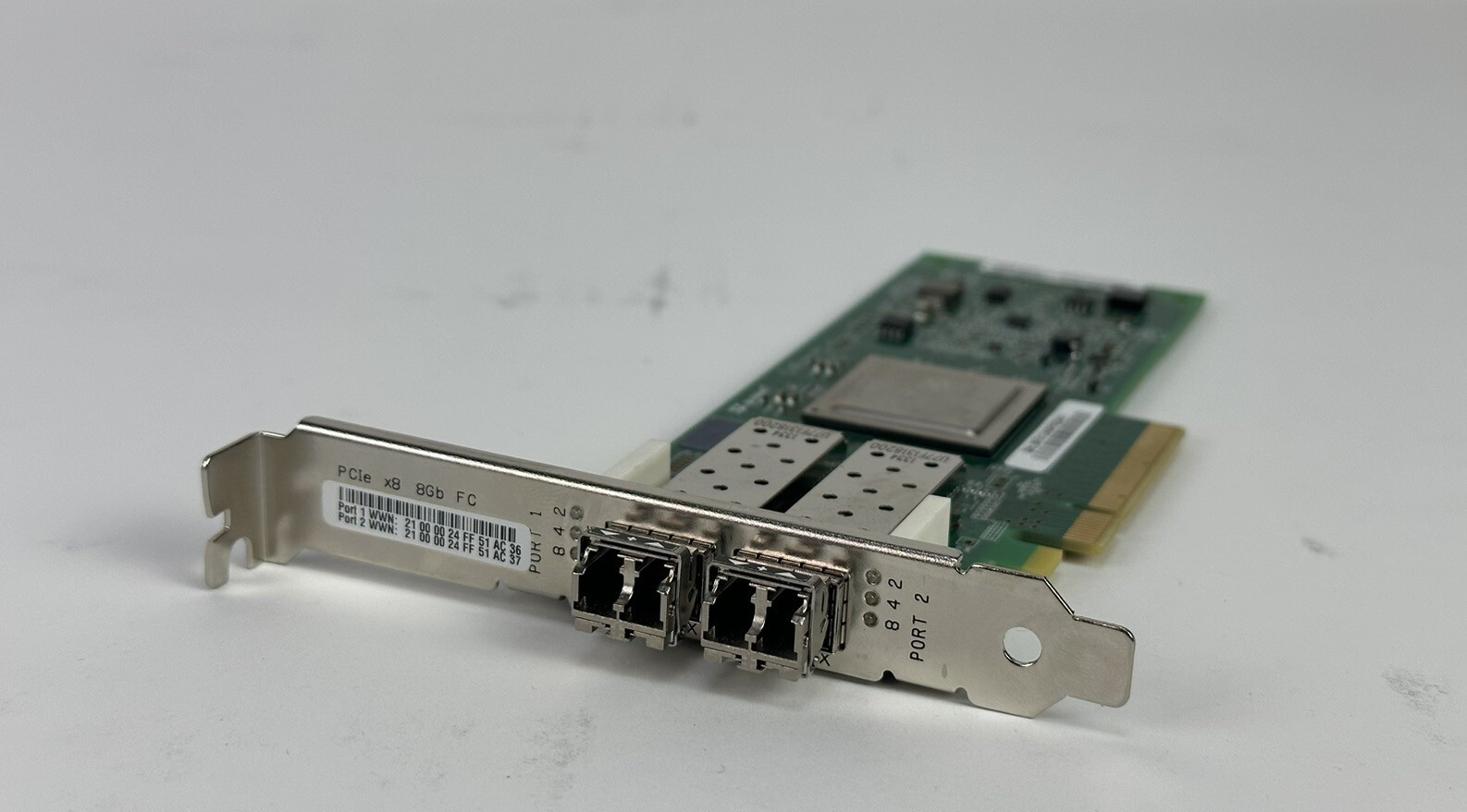Lenovo IBM 8Gb FC Dual Port HBA QLE2562-IBMX 2x SFP+ 8G Transceivers 00Y5629 FH