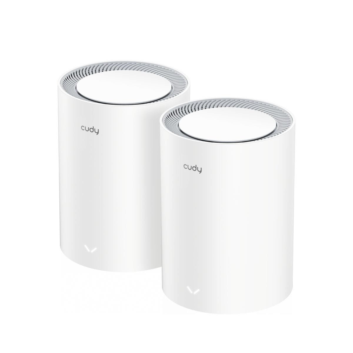 Cudy M3000 AX3000 Wireless Dual-Band Wi-Fi 6 Multi-Gig Mesh Router, 2-Pack