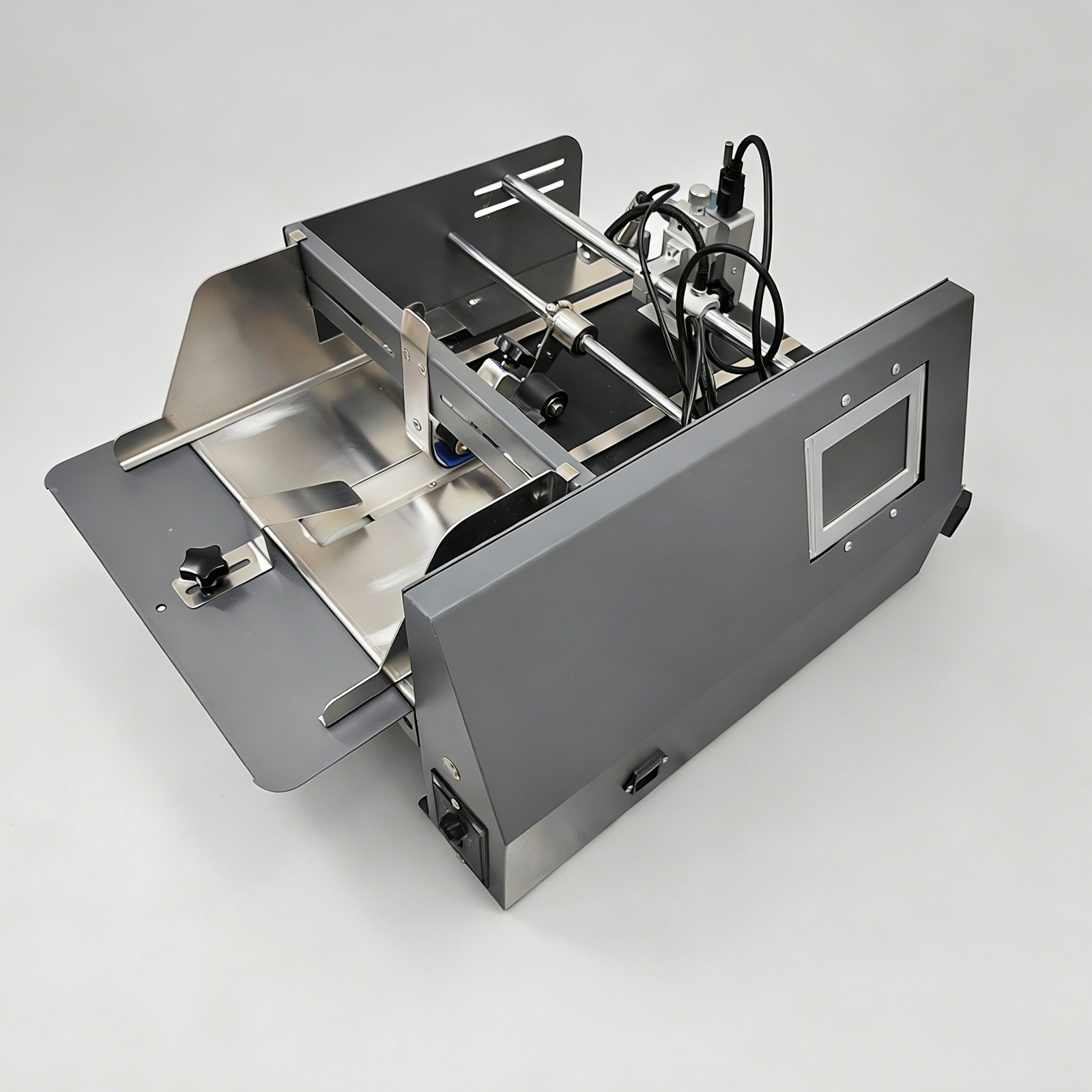 220V Automatic Friction Paging Machine with Inkjet Date Batch Coding Printing