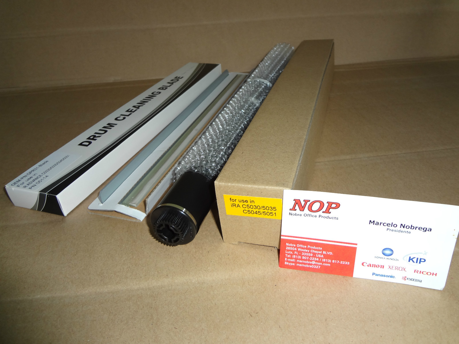 DRUM/CLEANING BLADE New Version CANON IR C5240 C5035 C5030 C5045 C5051 GPR-31 #