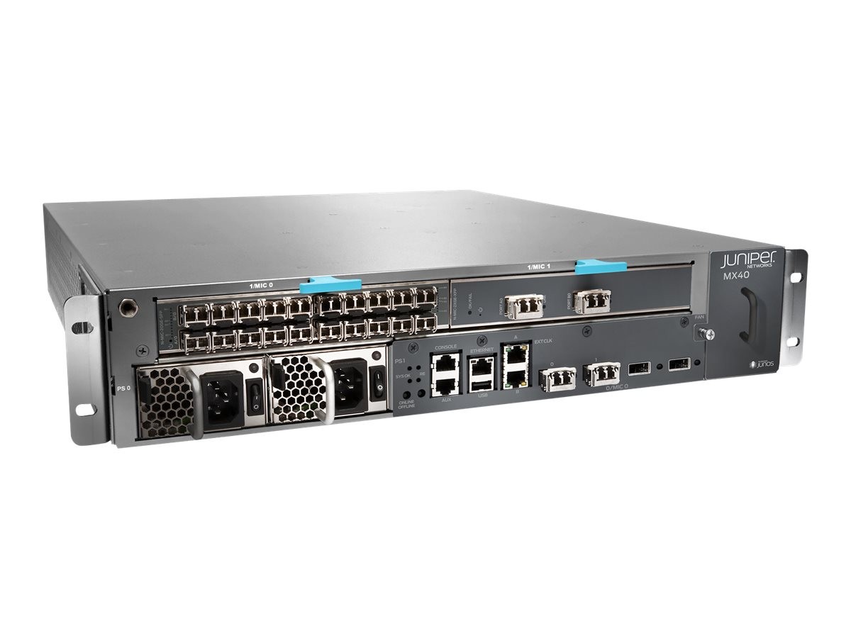 Juniper MX40-T-AC Router II price incl VAT 3 yr warranty* B2B