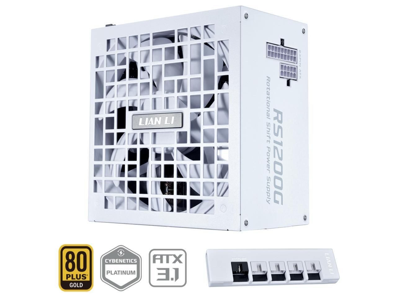 Lian Li RS1200G.WH Rotational Shift 1200W Modular Power Supply White