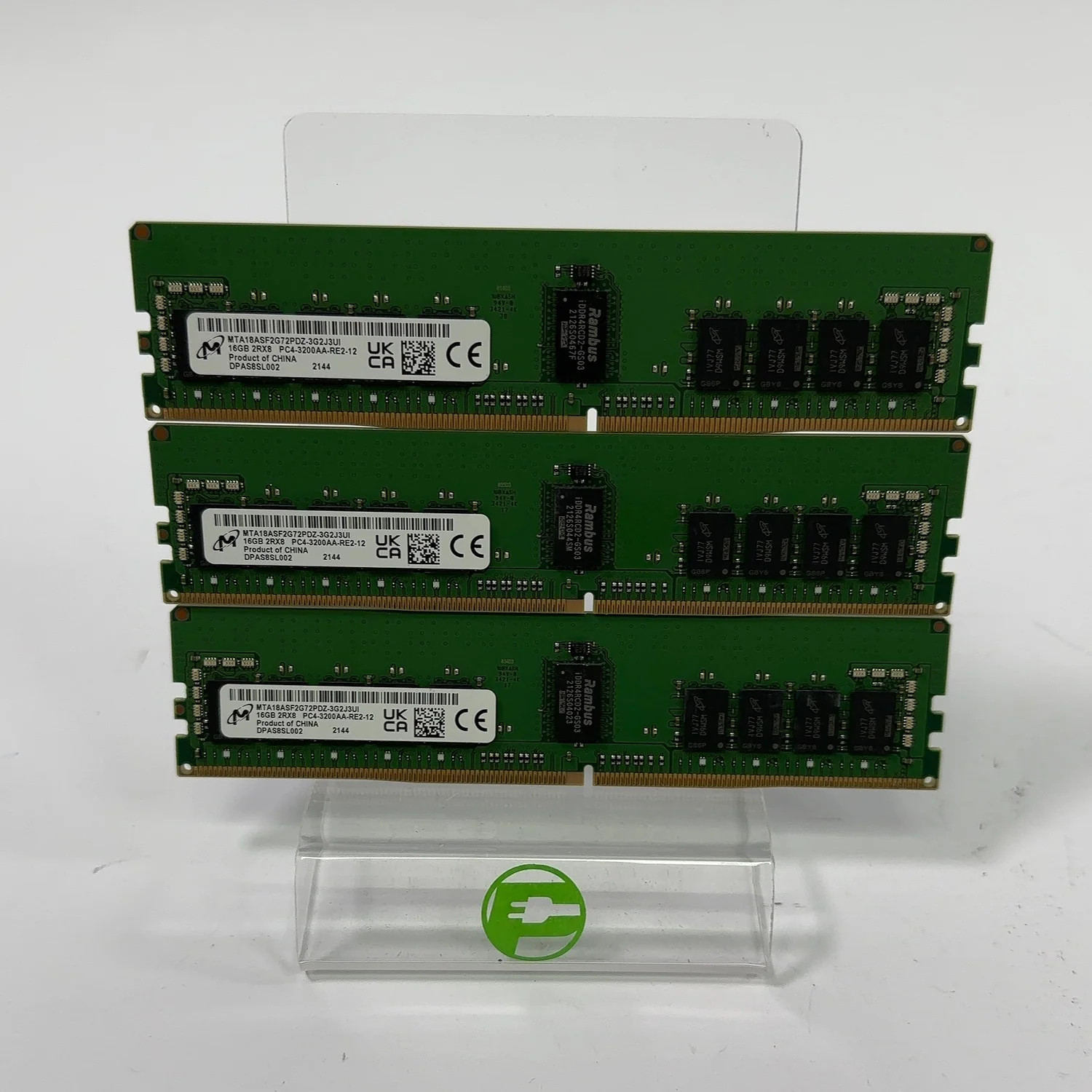 Micron PC4-3200AA 48GB (3x16GB) Server RAM DDR4 3200MHz MTA18ASF2G72PDZ-3G2J3UI
