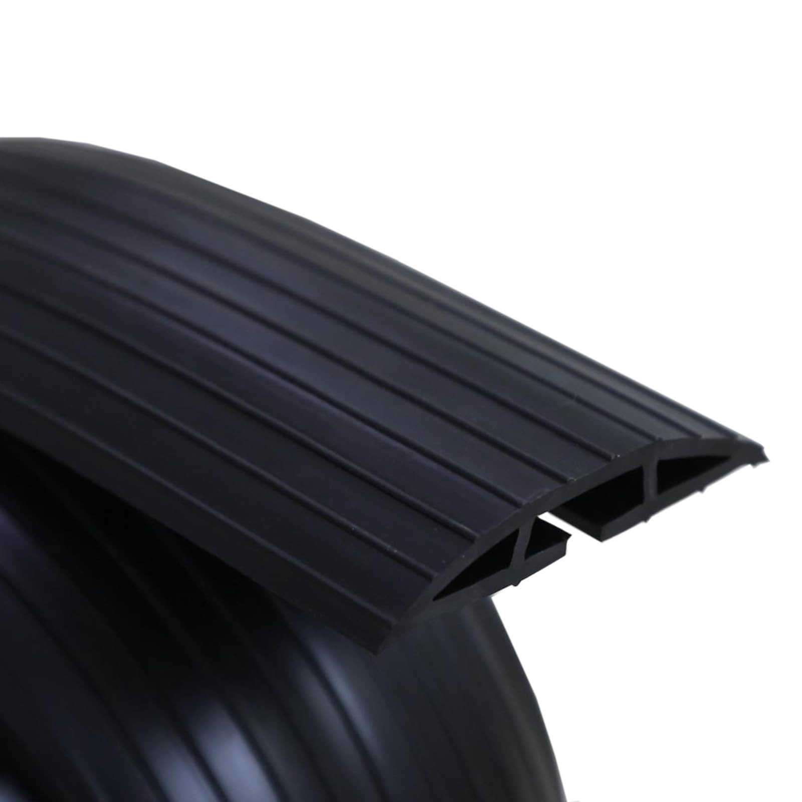 4ft Floor Cable Cover Heavy Duty PVC Cord Cover Wire Cover to Prevent Trip Ha...