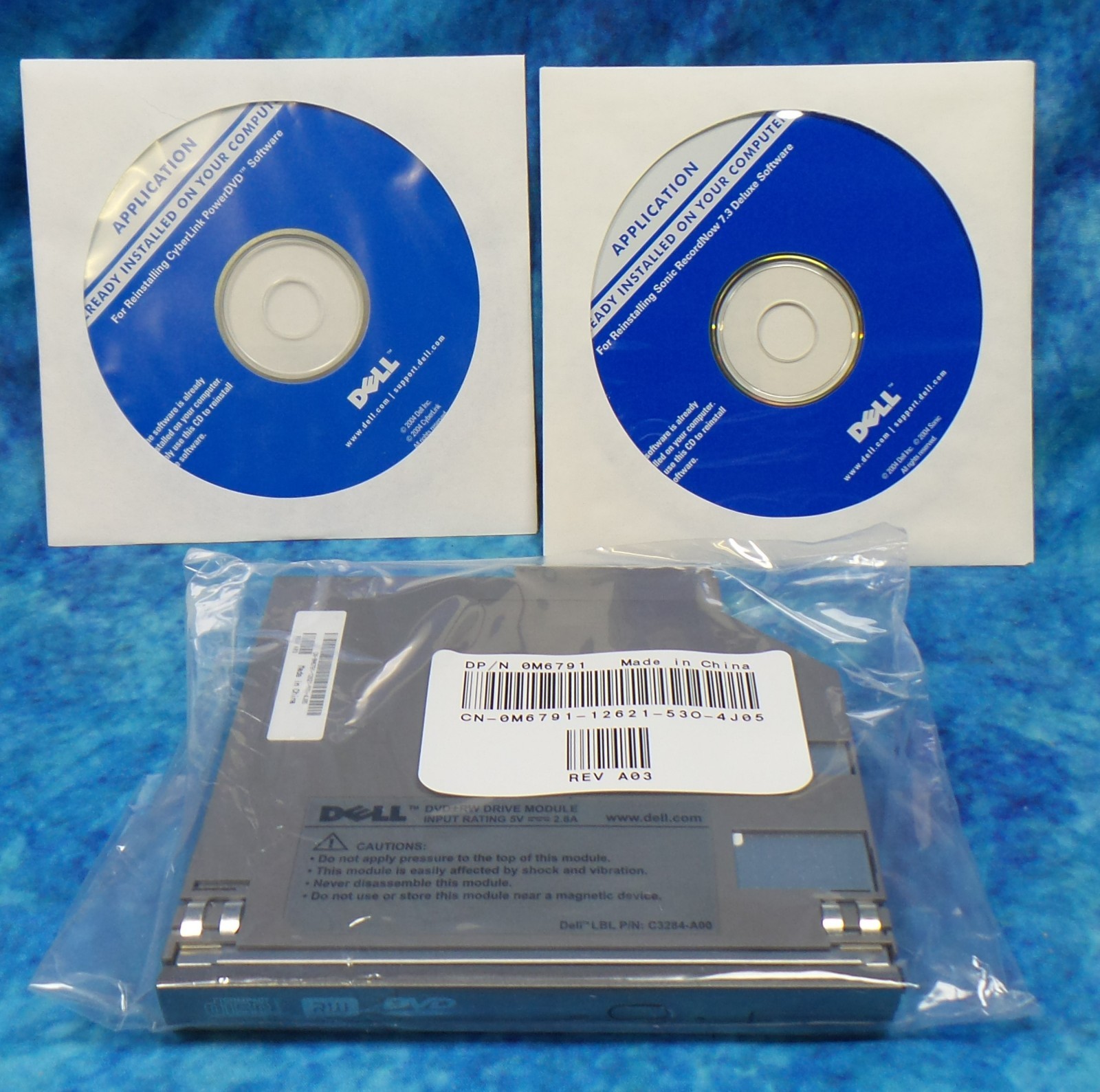 Dell DVD+RW CD ROM Drive 7W036-A01  Latitude D600 D610 D620 D630 D800 D810 -NEW