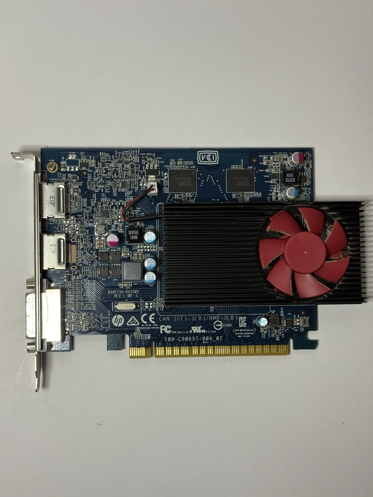 AMD RADEON R9 350 2GB GDDR5 DP DVI-I BAR-FISH 823963-001 Working