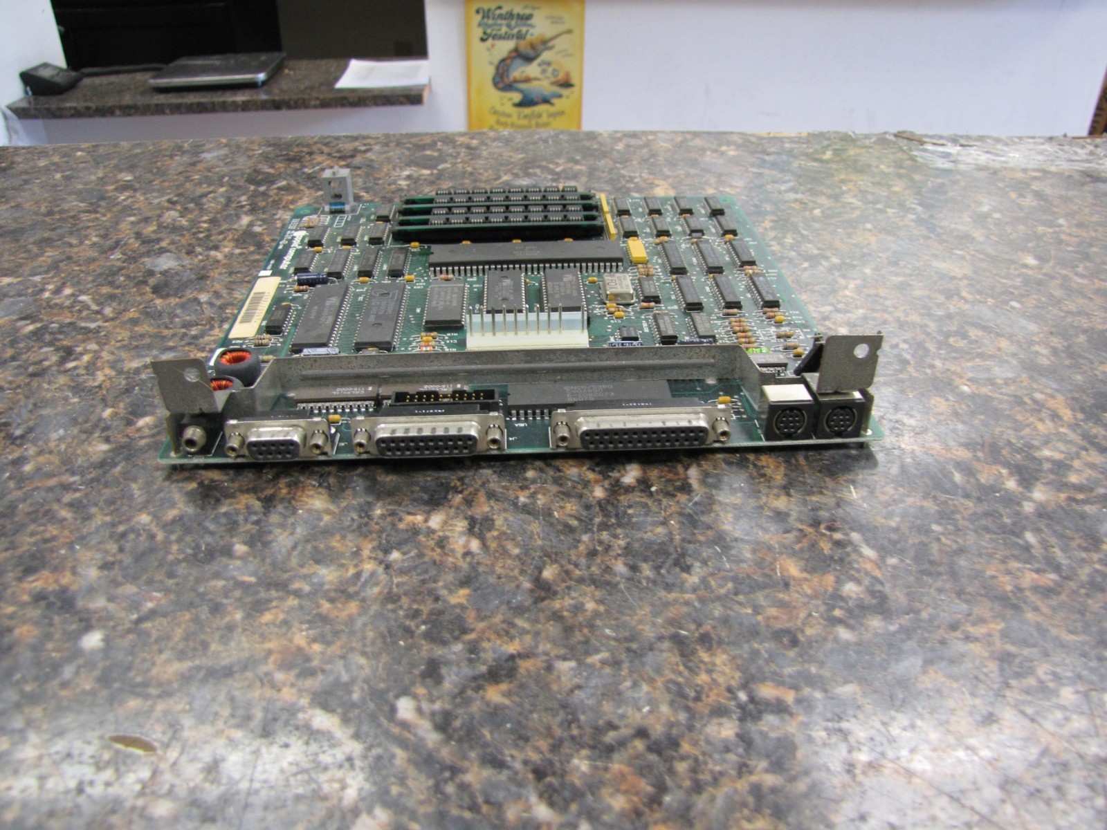 Vintage 1985 Apple Computer Macintosh Mac Plus 820-0174-A Motherboard w/RAM -QTY