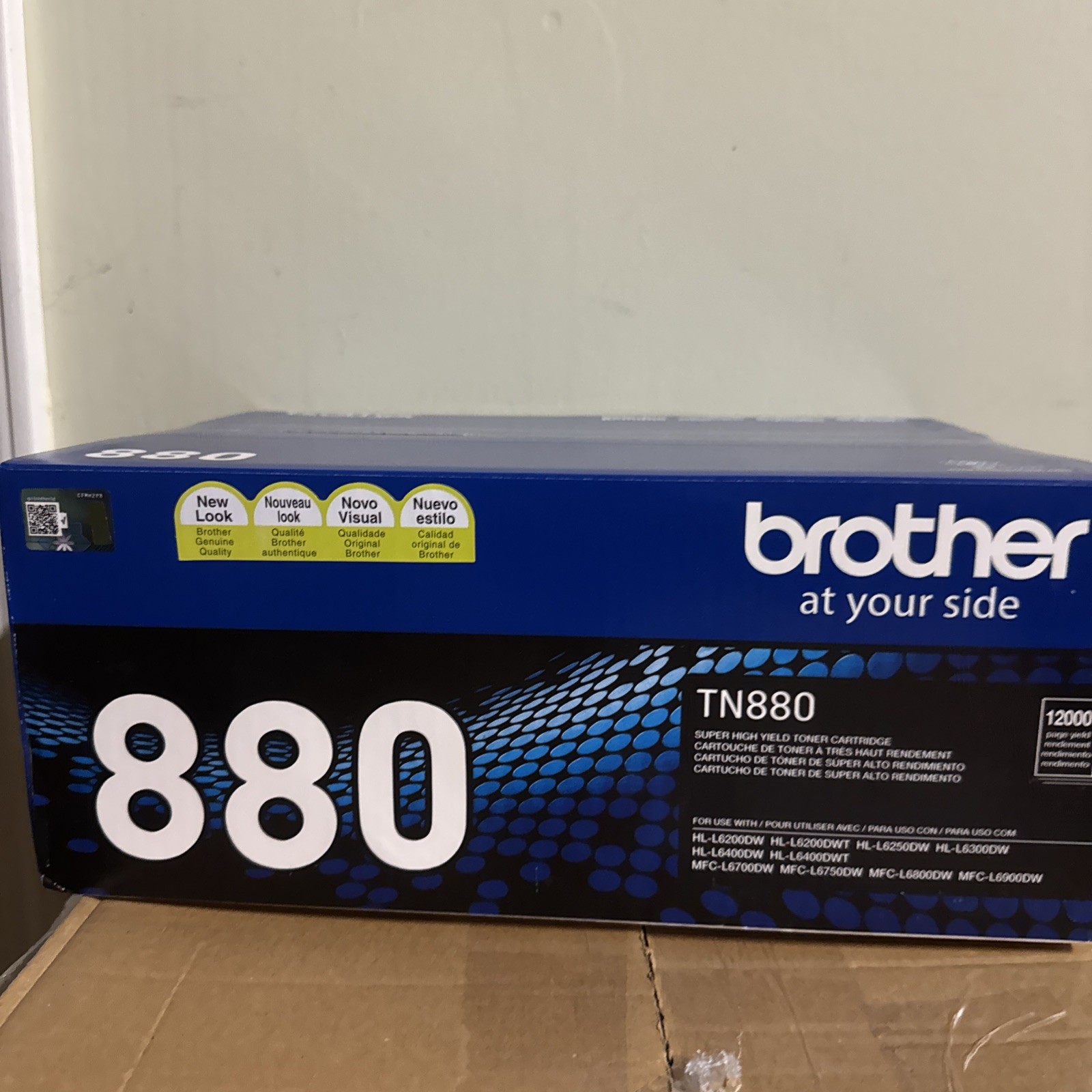 Brother TN-880 TN880 Genuine OEM High Yield Toner Cartridge