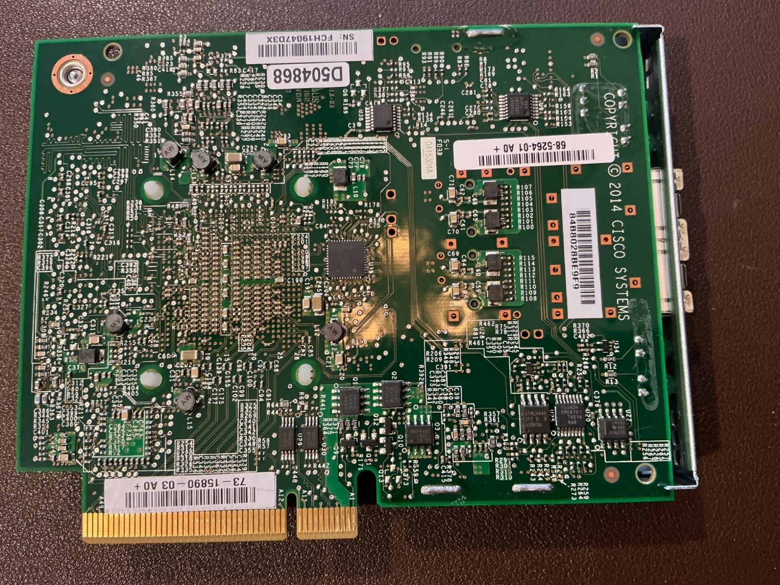 Cisco UCSC-MLOM-CSC-02 VIC 1227 Dual Port 10Gb SFP+ mLOM 73-15890-03