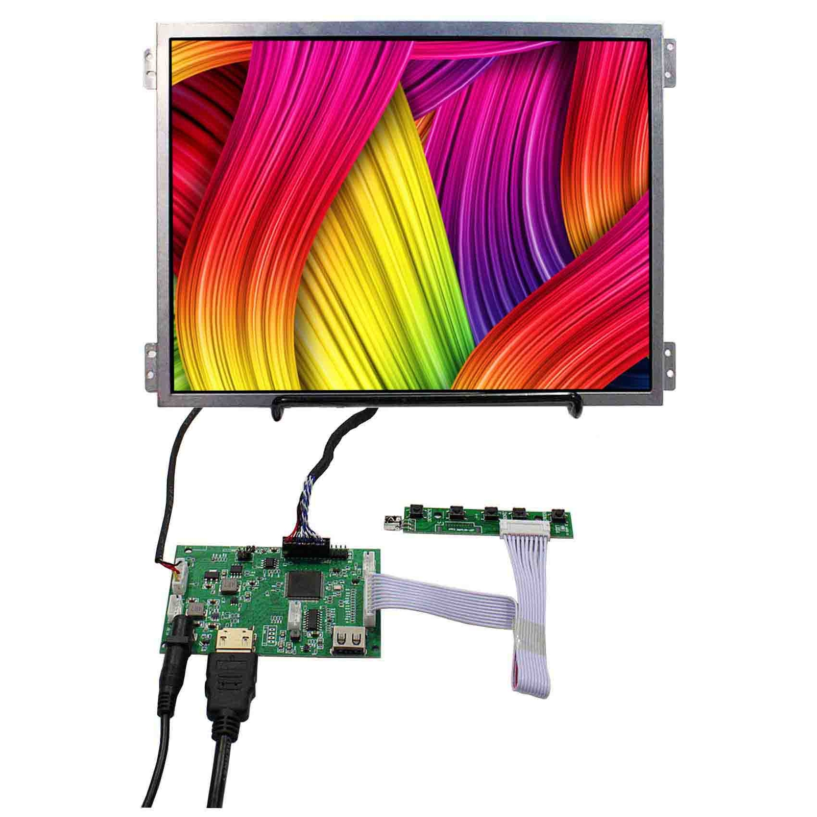 HD USB LCD Controller Board 10.4" VS104T-005A 1024X768 1000nit LCD Screen